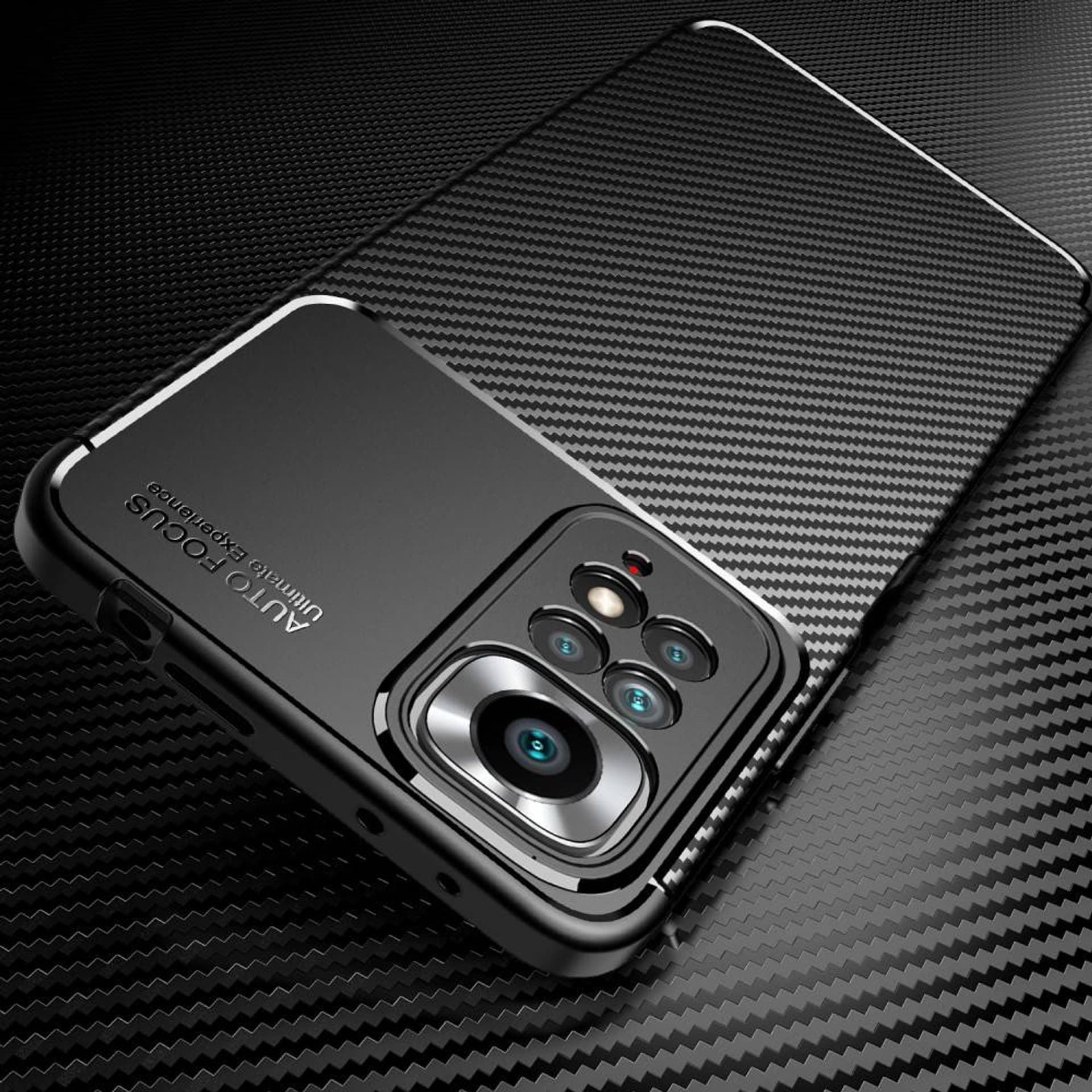 

Etui XIAOMI REDMI NOTE 11 PRO 4G/5G Pancerne Shockproof Nexeri Carbon Fiber czarne