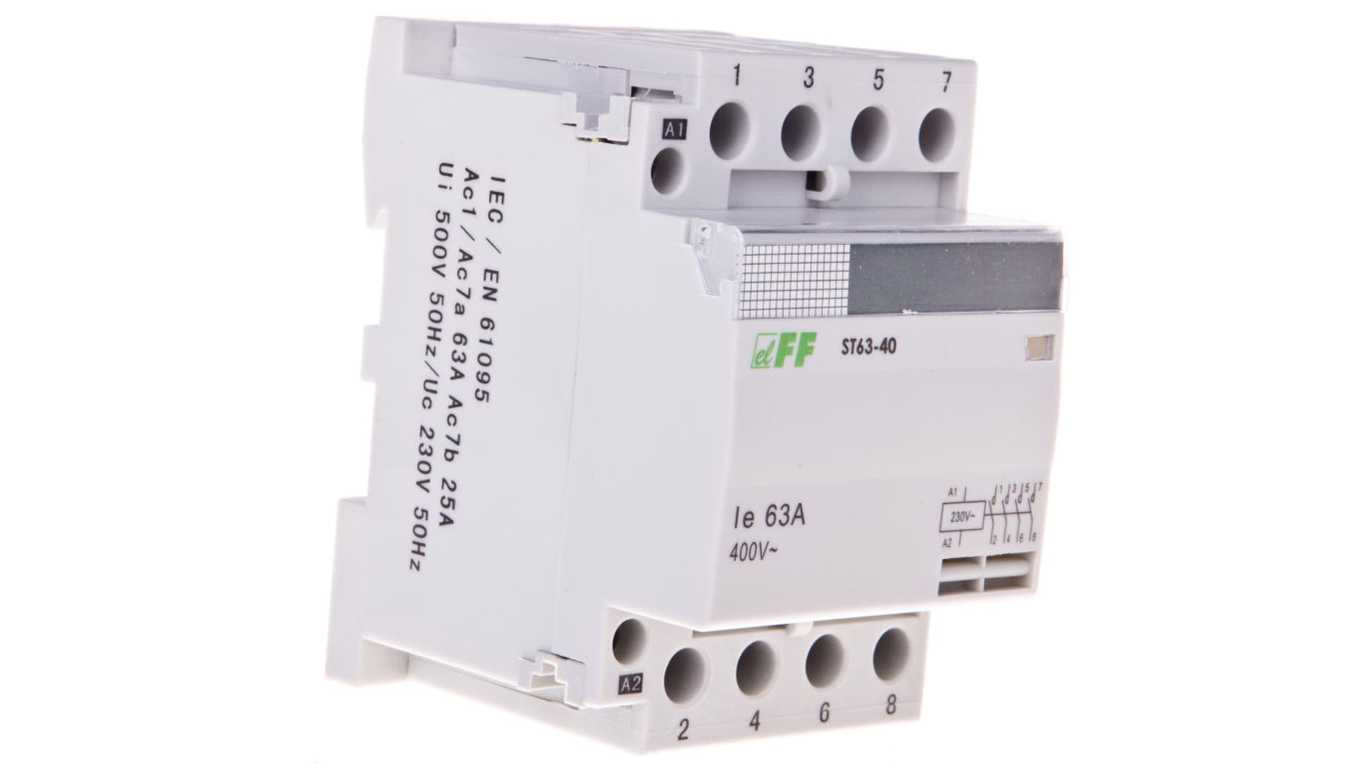 

Stycznik modułowy 63A 3Z 1R 230V AC ST63-31
