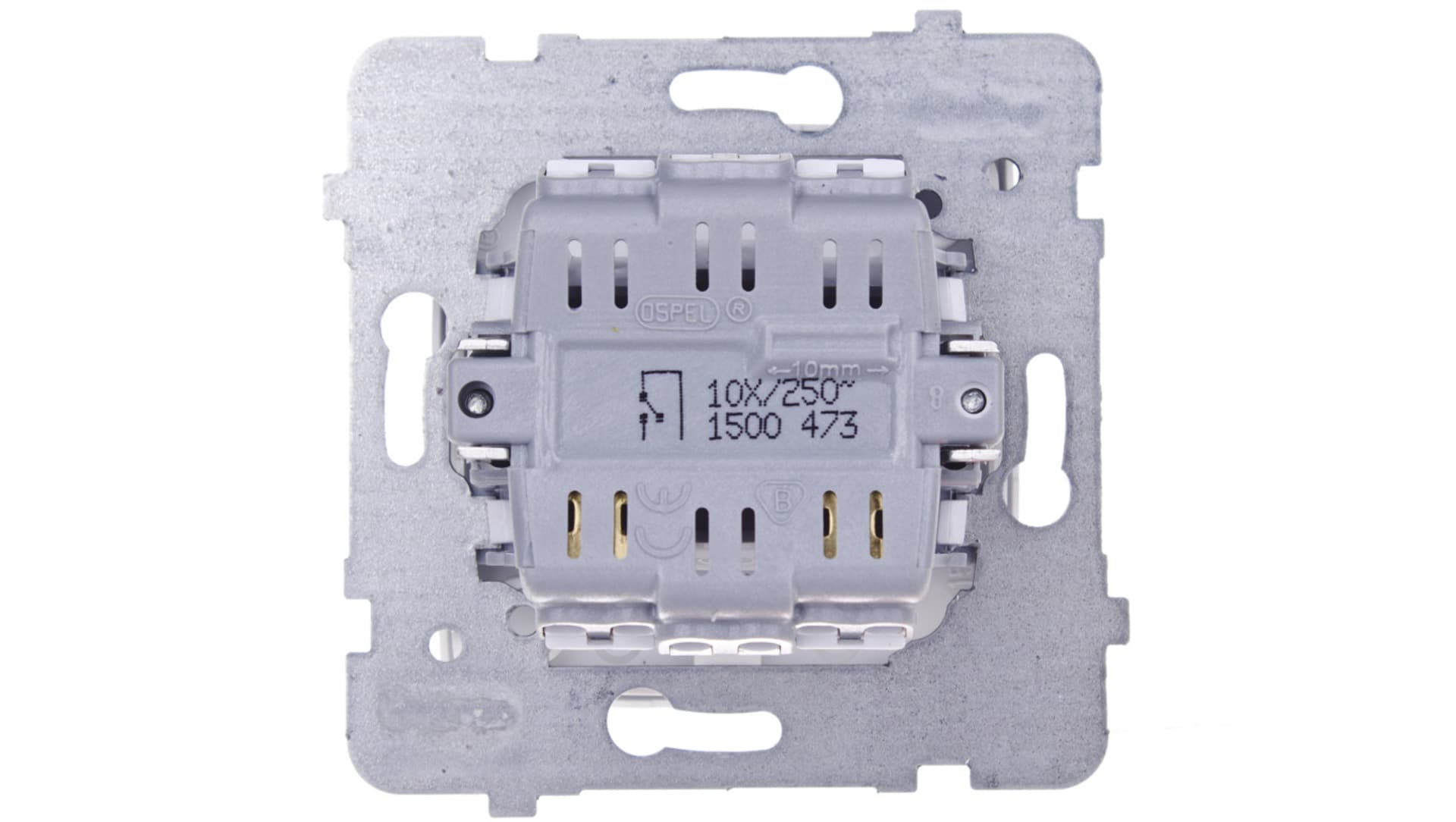 

KARO Łącznik pojedynczy srebrny perłowy ŁP-1S/m/43