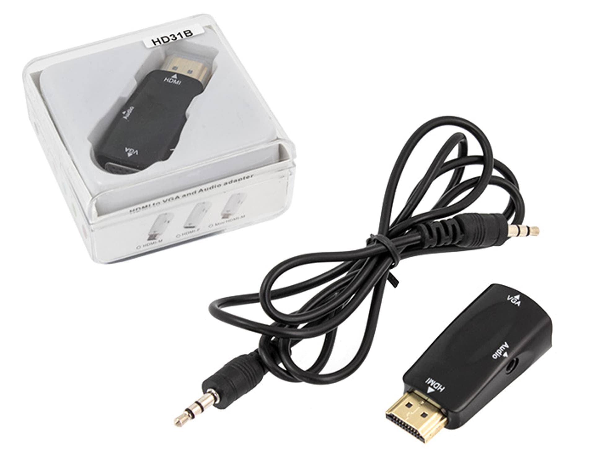 

HD31B Adapter HDMI to VGA gold plated