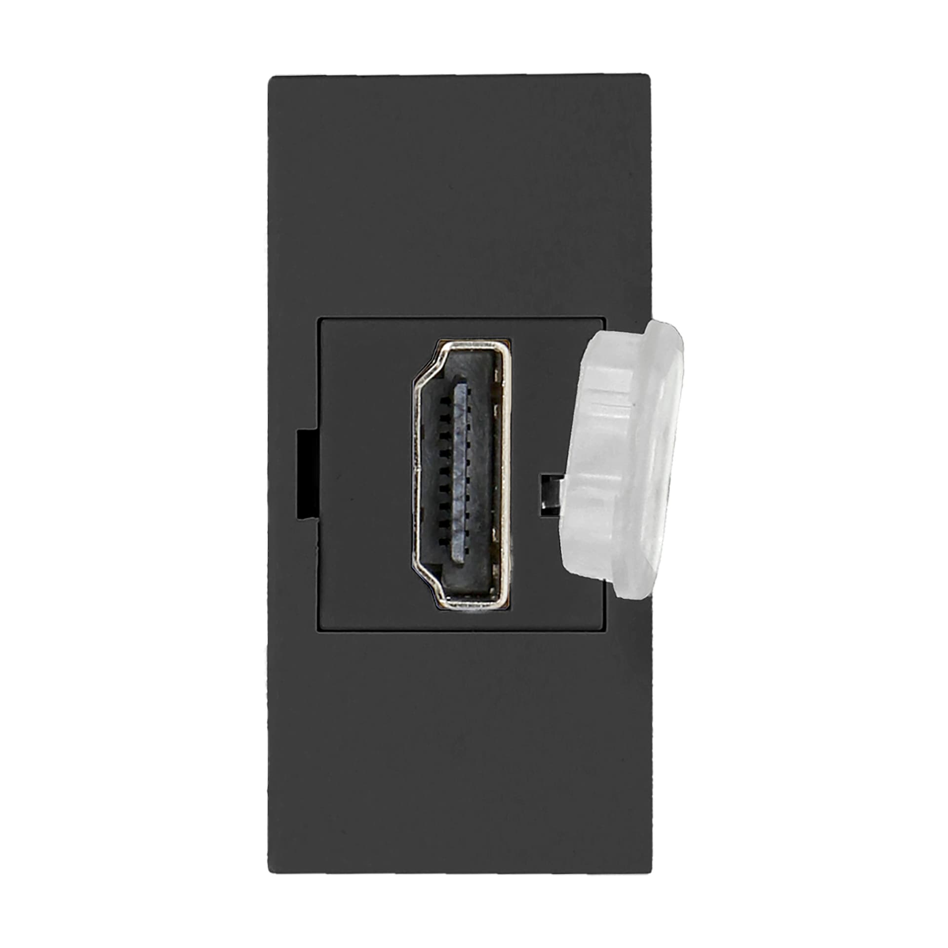 

NOEN HDMI, gniazdo modułowe 22,5x45mm HDMI z zaślepką zabezpieczającą, czarne