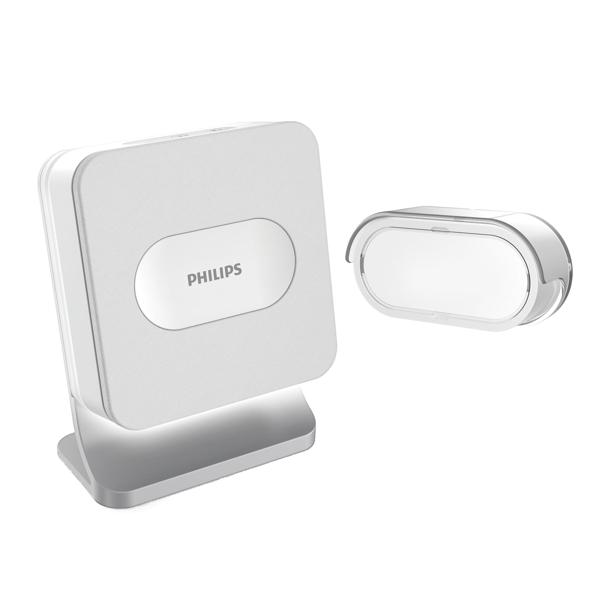 

Philips WelcomeBell Basic dzwonek bezprzewodowy, 4 melodie do wyboru, zakres działania max.300m
