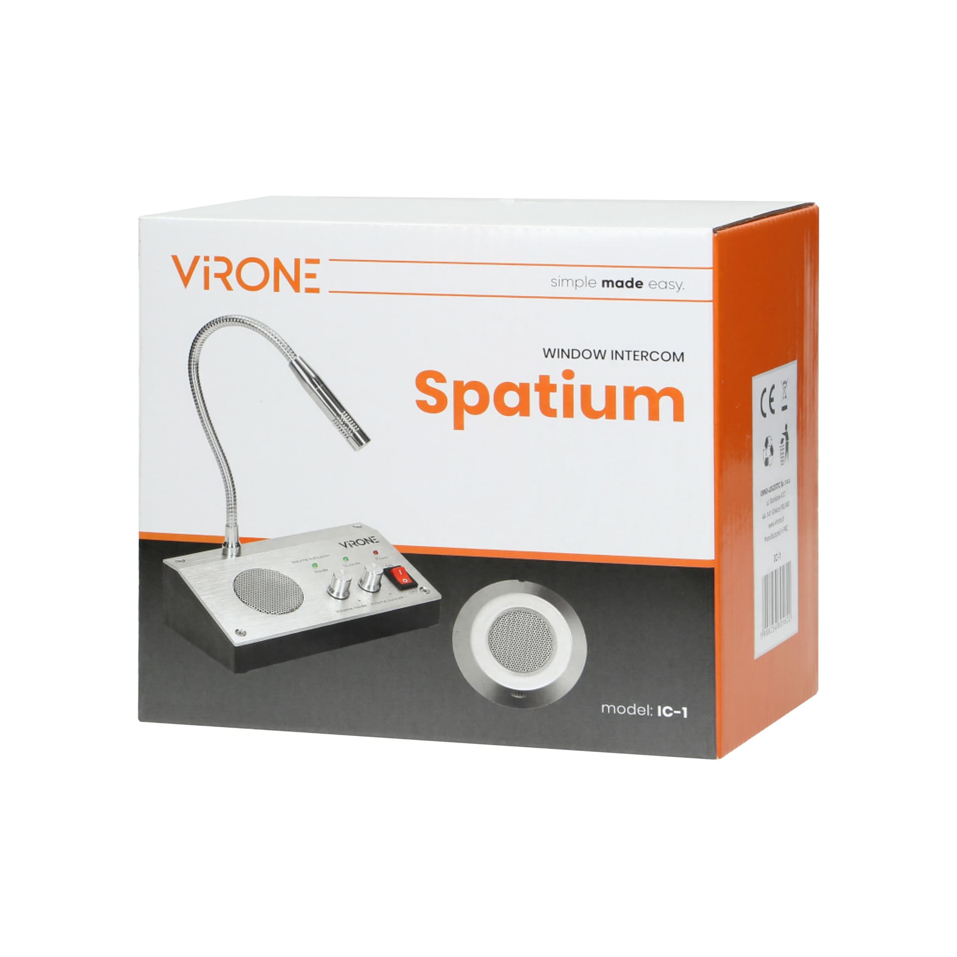 

Interkom kasowy, przewodowy system dwustronnej komunikacji głosowej SPATIUM