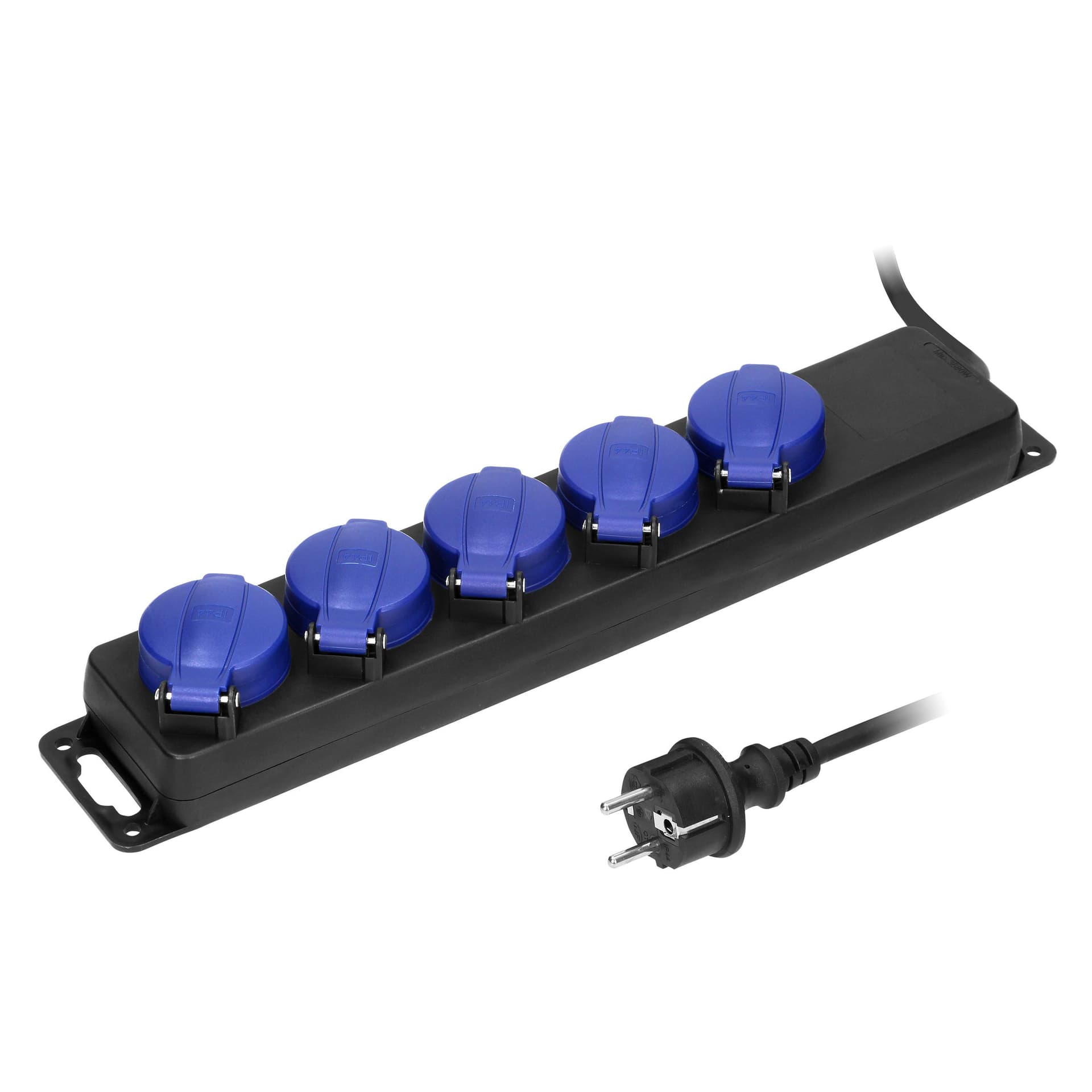 

Przedłużacz warsztatowy bryzgoszczelny IP44, 5 gniazd 2P+Z (Schuko) IP44, przewód gumowy, H05RR-F 3x1,5mm, długość 3m, Schuko) ip44/przewód gumowy/h05rr-f 3x1.5mm/długość 3