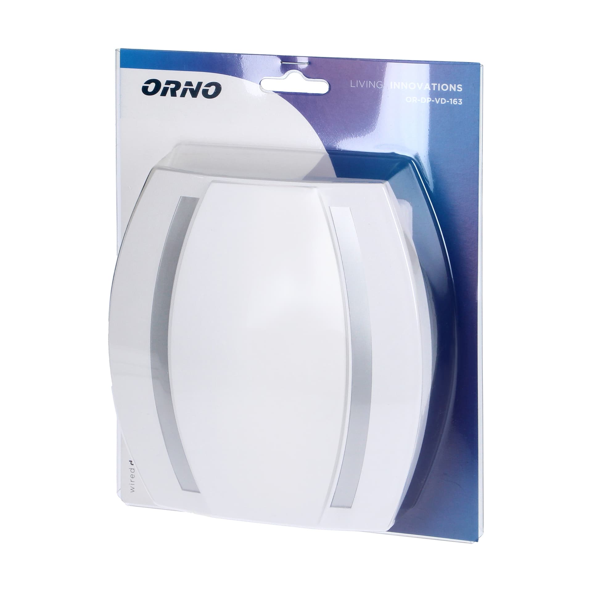 

Dzwonek Kameleon Gong 8V, biało-srebrny