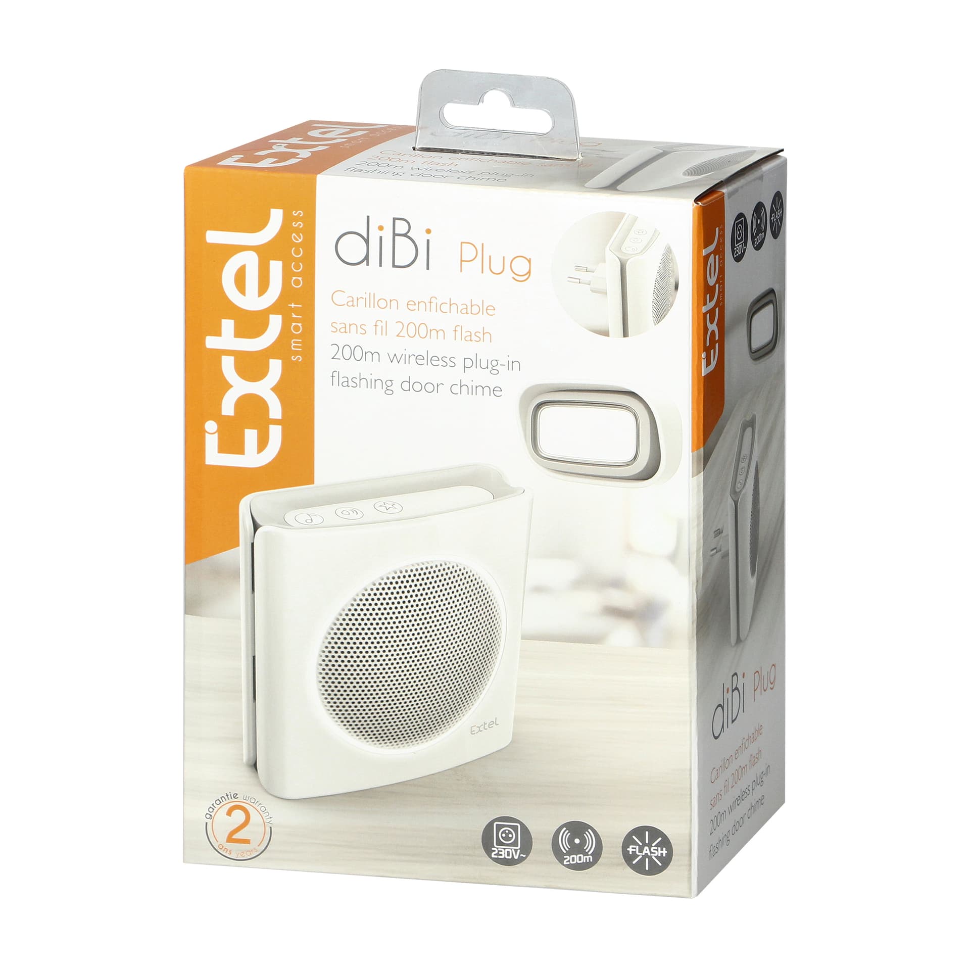 

Dzwonek bezprzewodowy 230V~ EXTEL diBi Plug