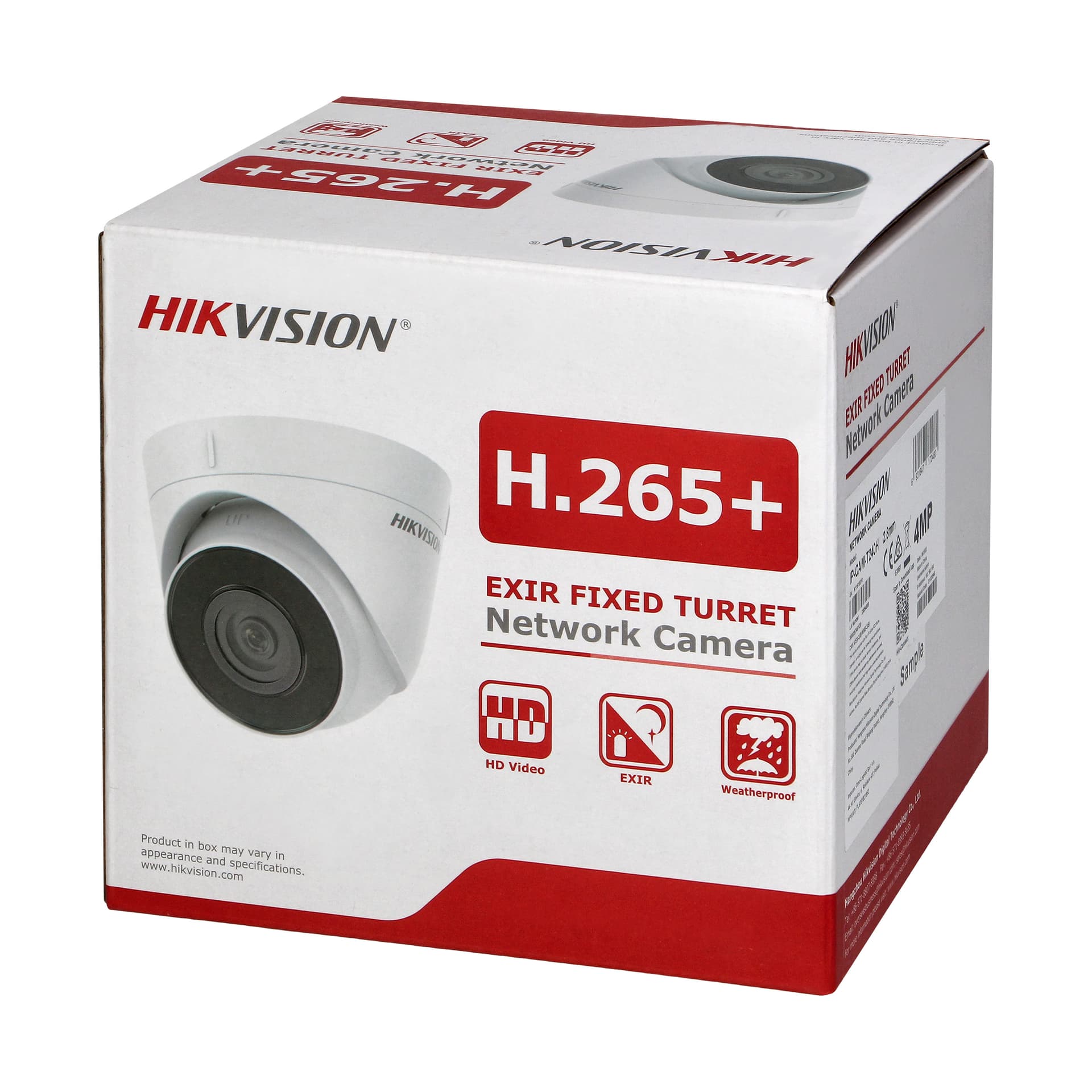 

HIKVISION IP-CAM-T240H kopułkowa kamera IP o rozdzielczości 4Mpx, z doświetleniem IR i cyfrową redukcją szumów, IP67, zasilana 12V lub PoE