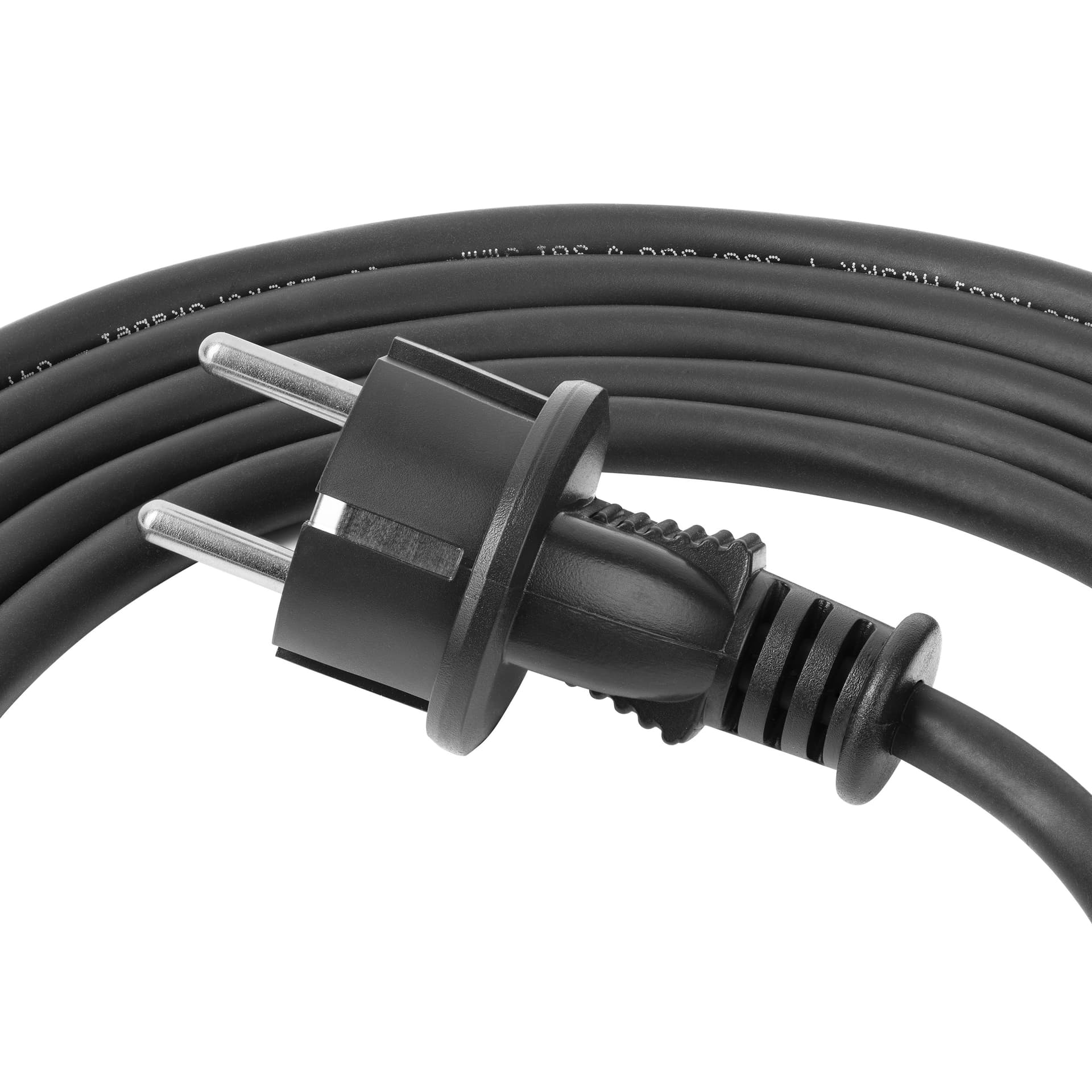 

Przewód przyłączeniowy w izolacji gumowej z wtyczką Uni-Schuko H05RR-F 3x1,5mm2, 3m, czarny
