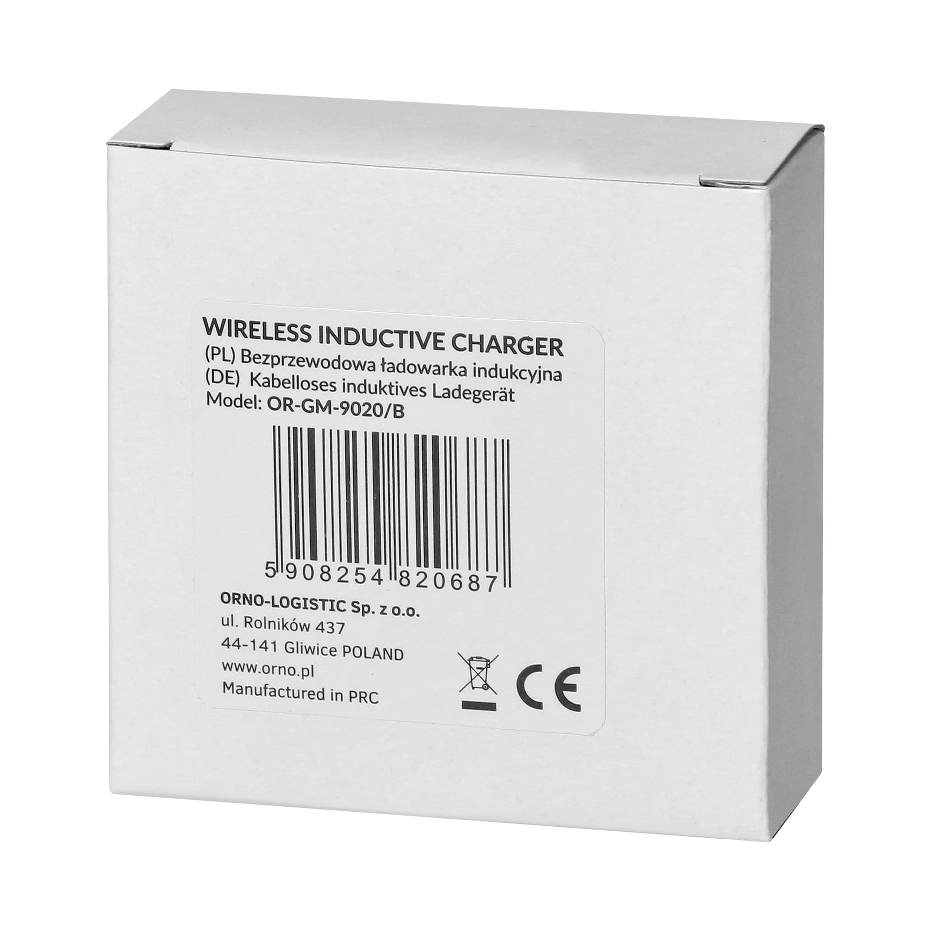 

Bezprzewodowa ładowarka indukcyjna, czarna