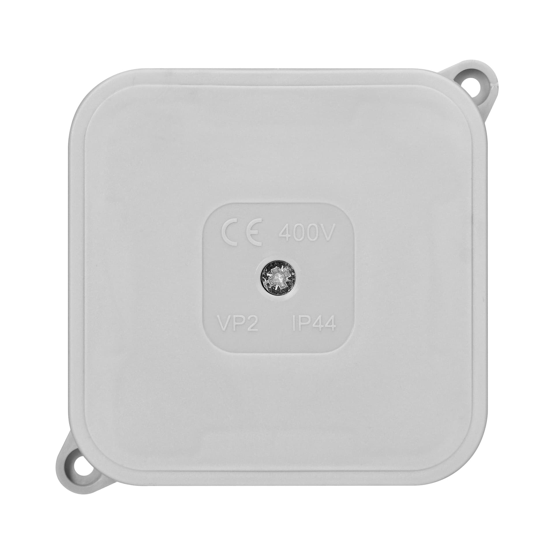 

Puszka n/t ECO, IP44, 400V, 4 dławnice gumowe, 85x85x35mm, szara