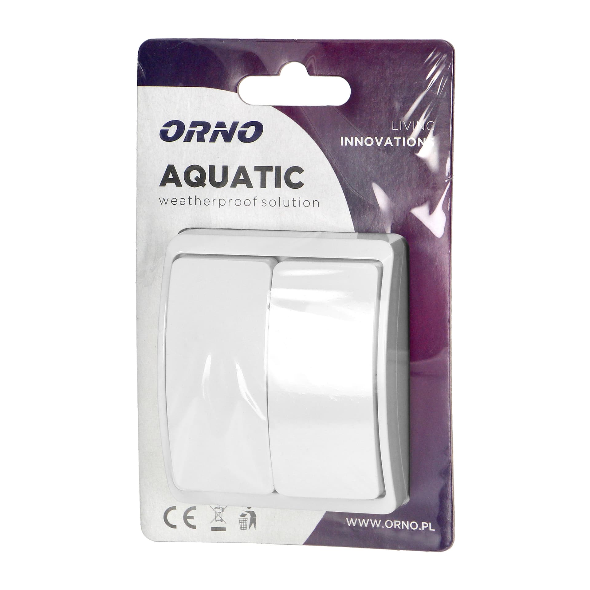 

Łącznik świecznikowy n/t AQUATIC, IP44, biały