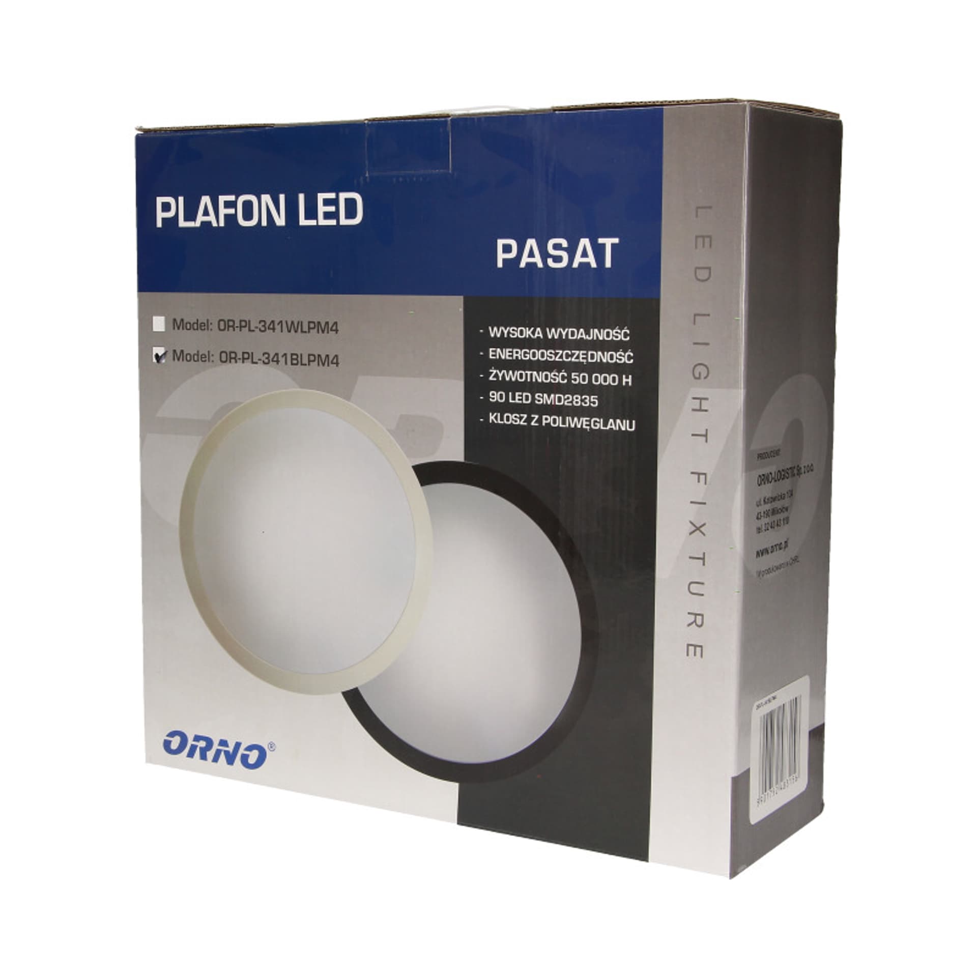 

Plafon PASAT LED czarny