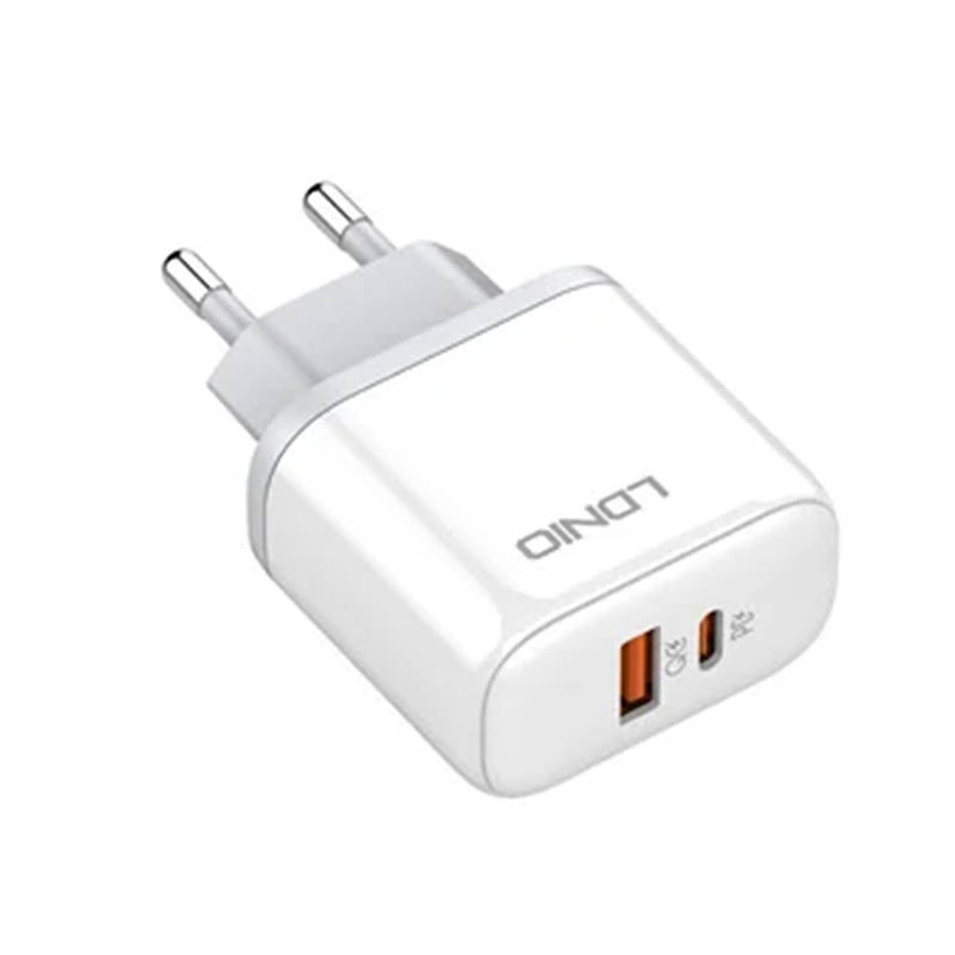 

Ładowarka sieciowa LDNIO A2526C USB, USB-C 45W + Kabel USB-C - Lightning