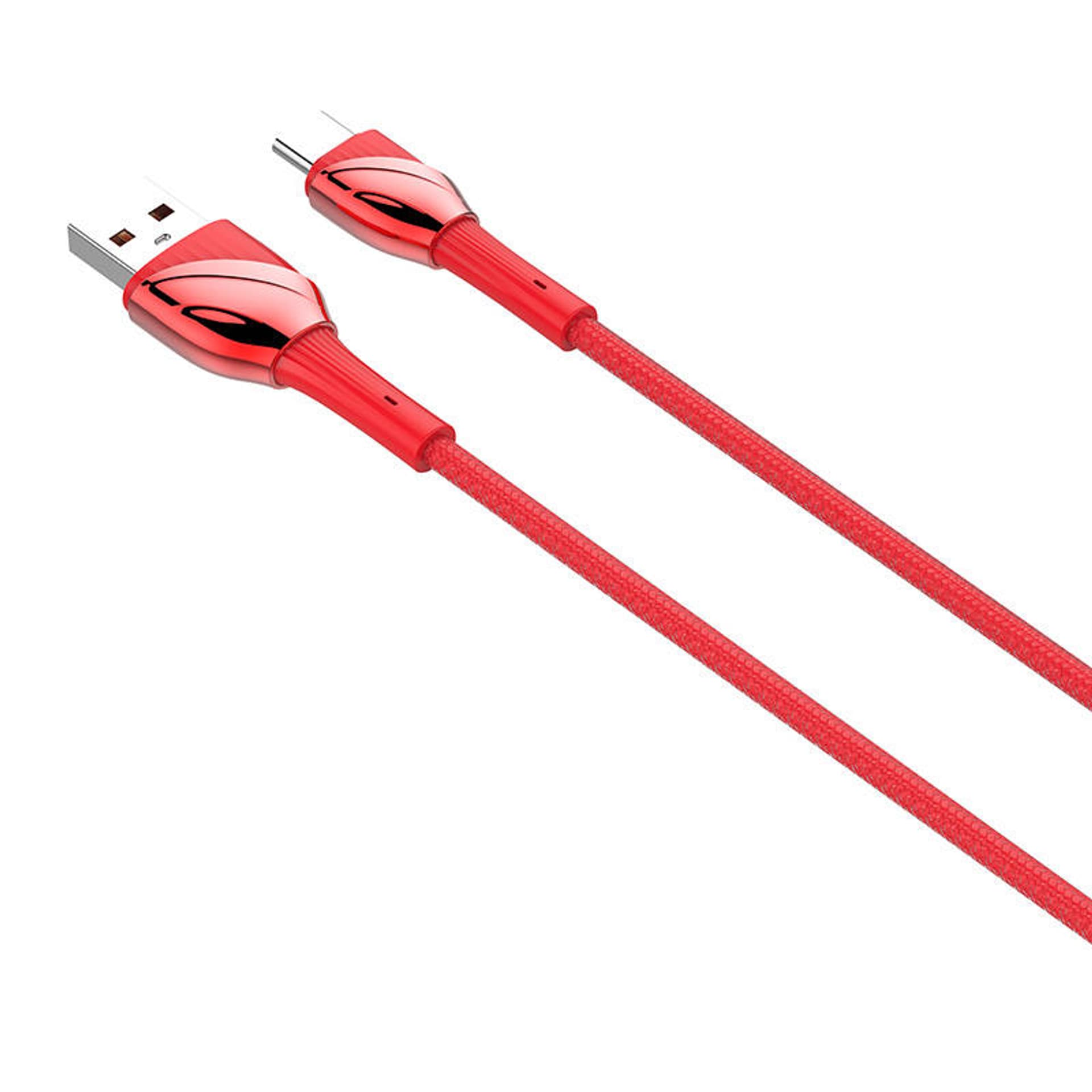 

Kabel USB do USB-C LDNIO LS662, 30W, 2m (czerwony)