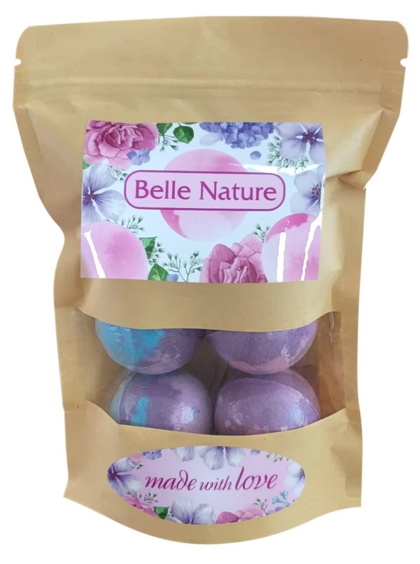 

BELLE NATURE Musujące Kule do kąpieli 1op.-(6x50g)