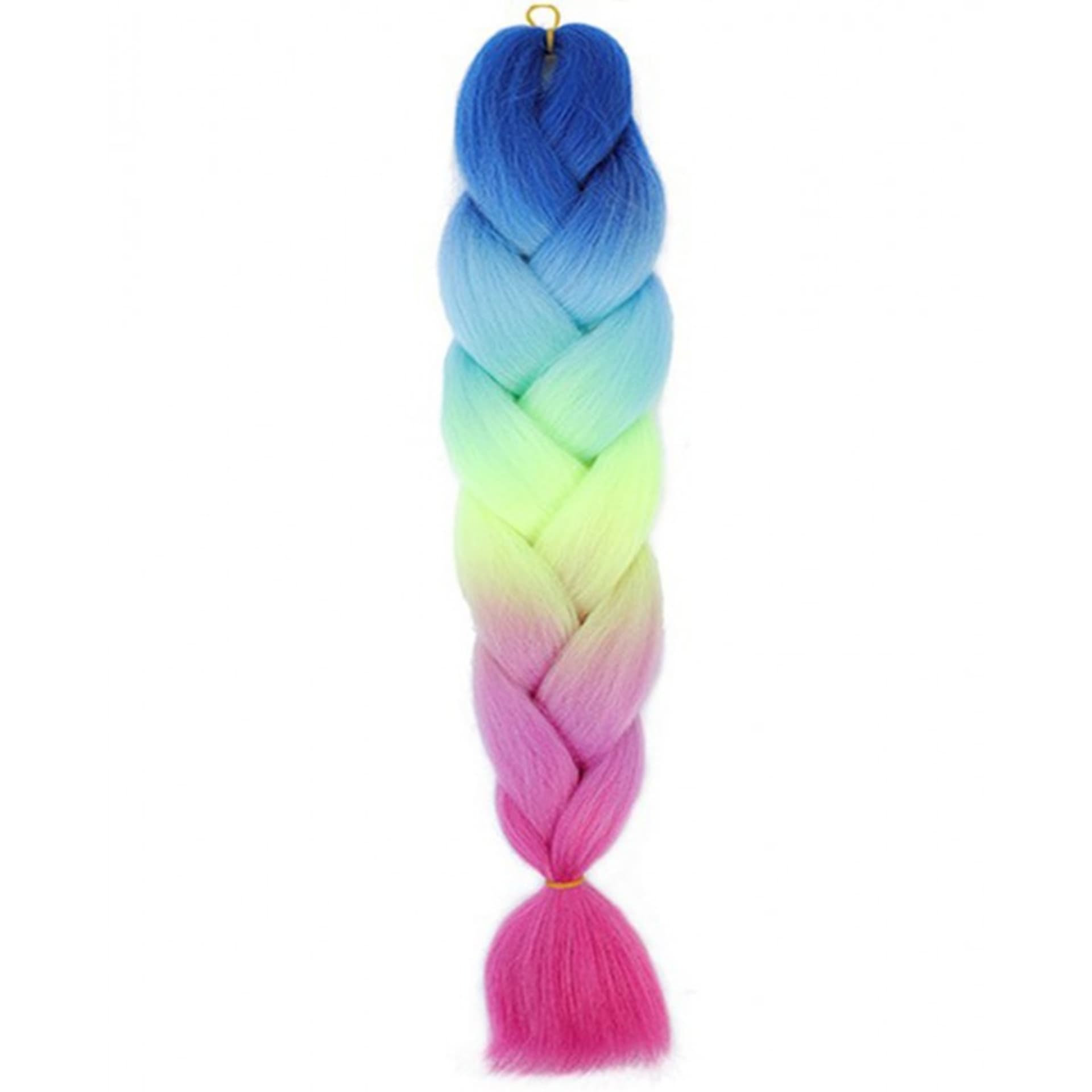 

Syntetyczne włosy 120 cm gęste ombre WLS31
