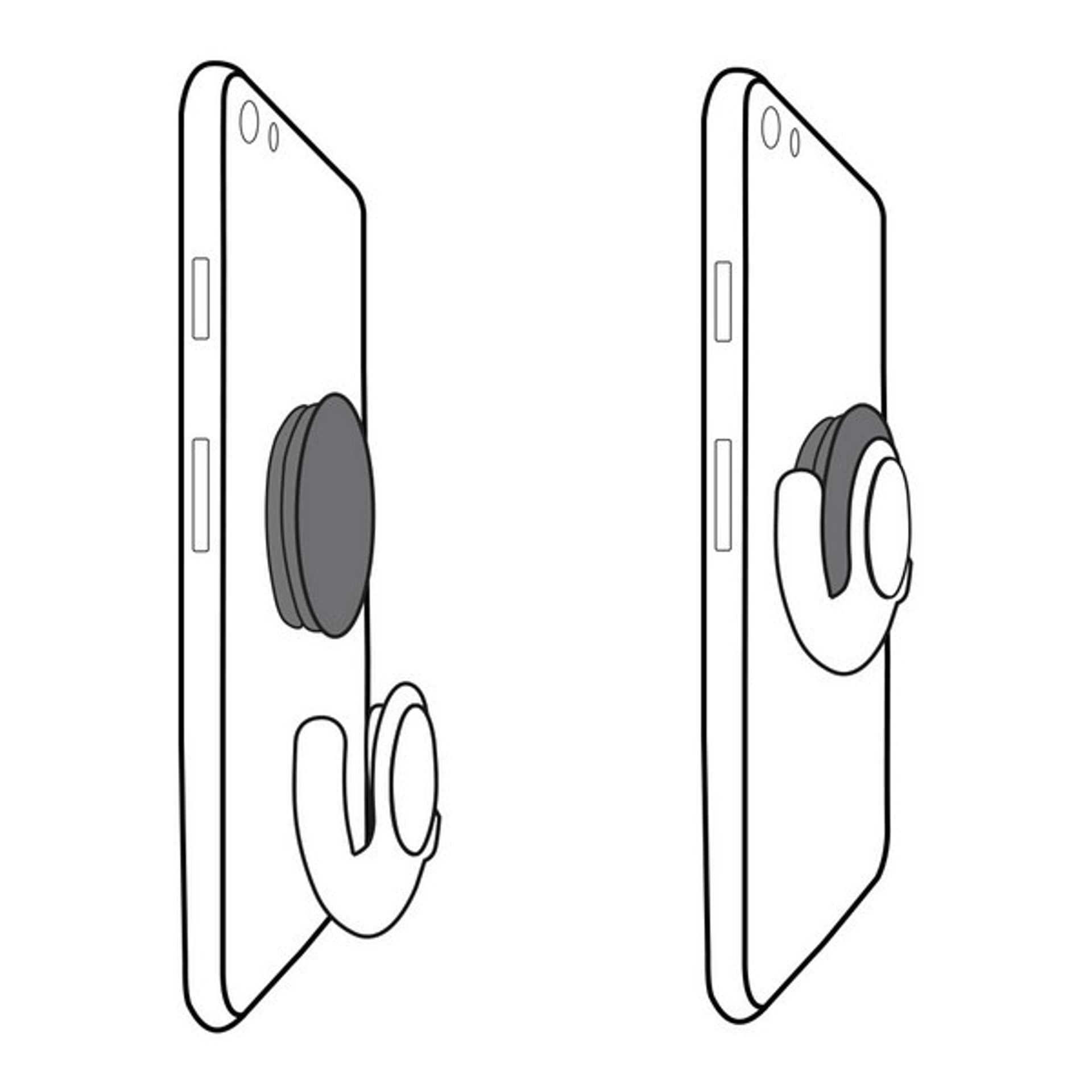 

Popsockets Stick Mount 201000 uchwyt naklejany na kokpit do Popsockets czarny/black
