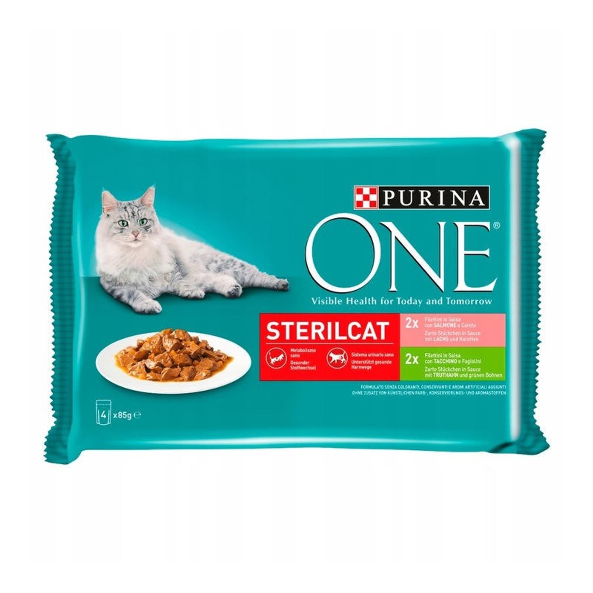 

Karma One SterilCat Mix smaków 4x85g