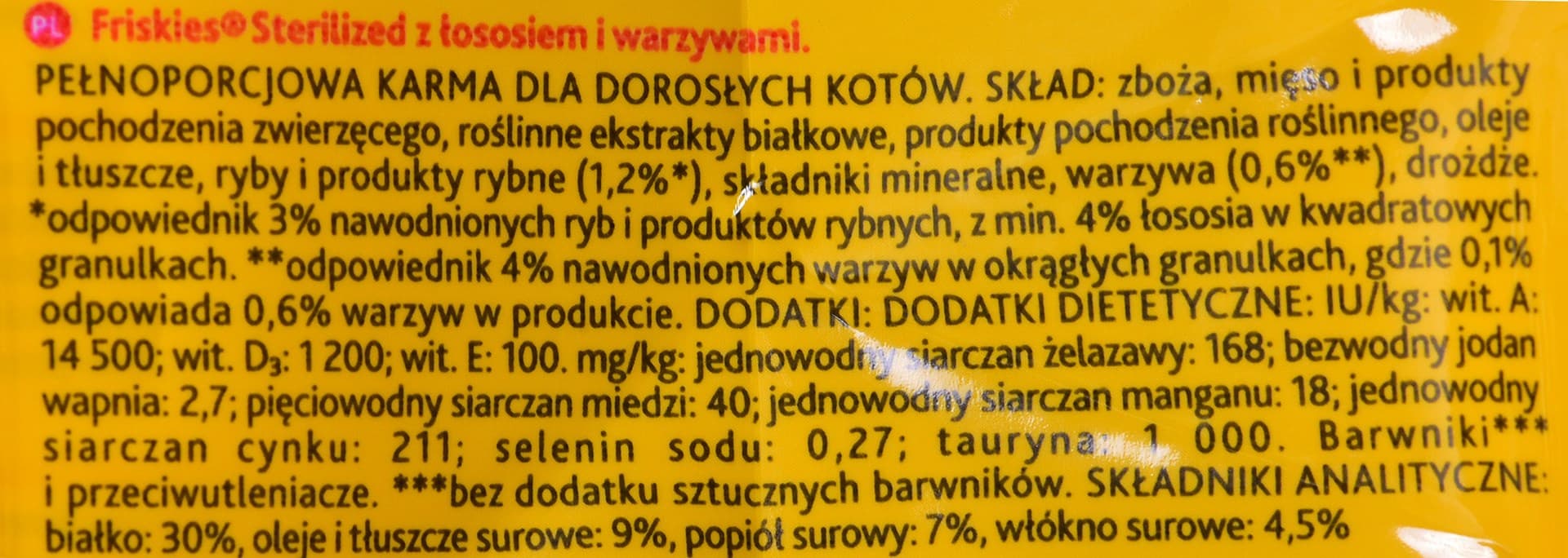 

FRISKIES STERILE łosoś, warzywa 1,5kg