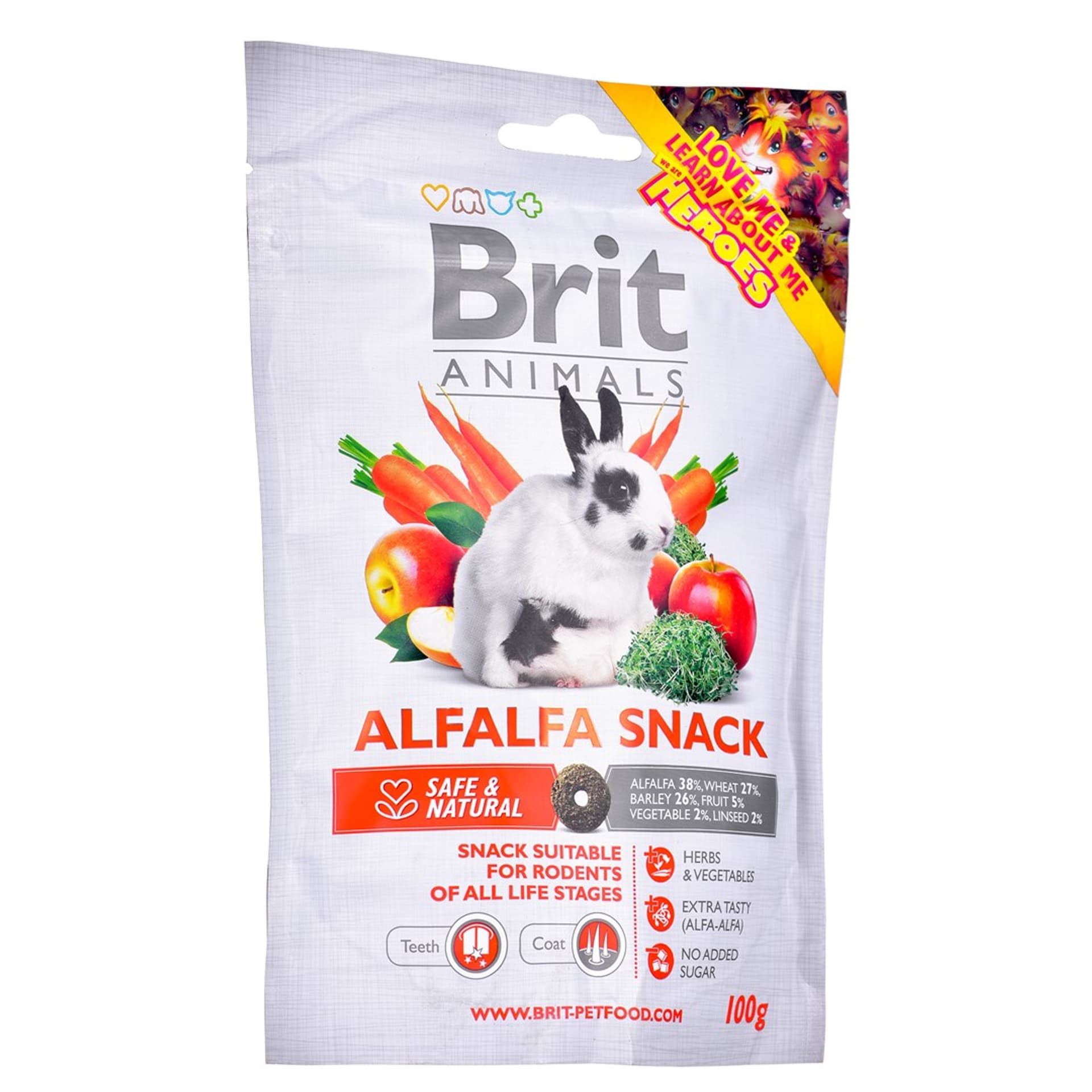 

Brit Animals Alfalfa Snack FOR RODENTS 100g