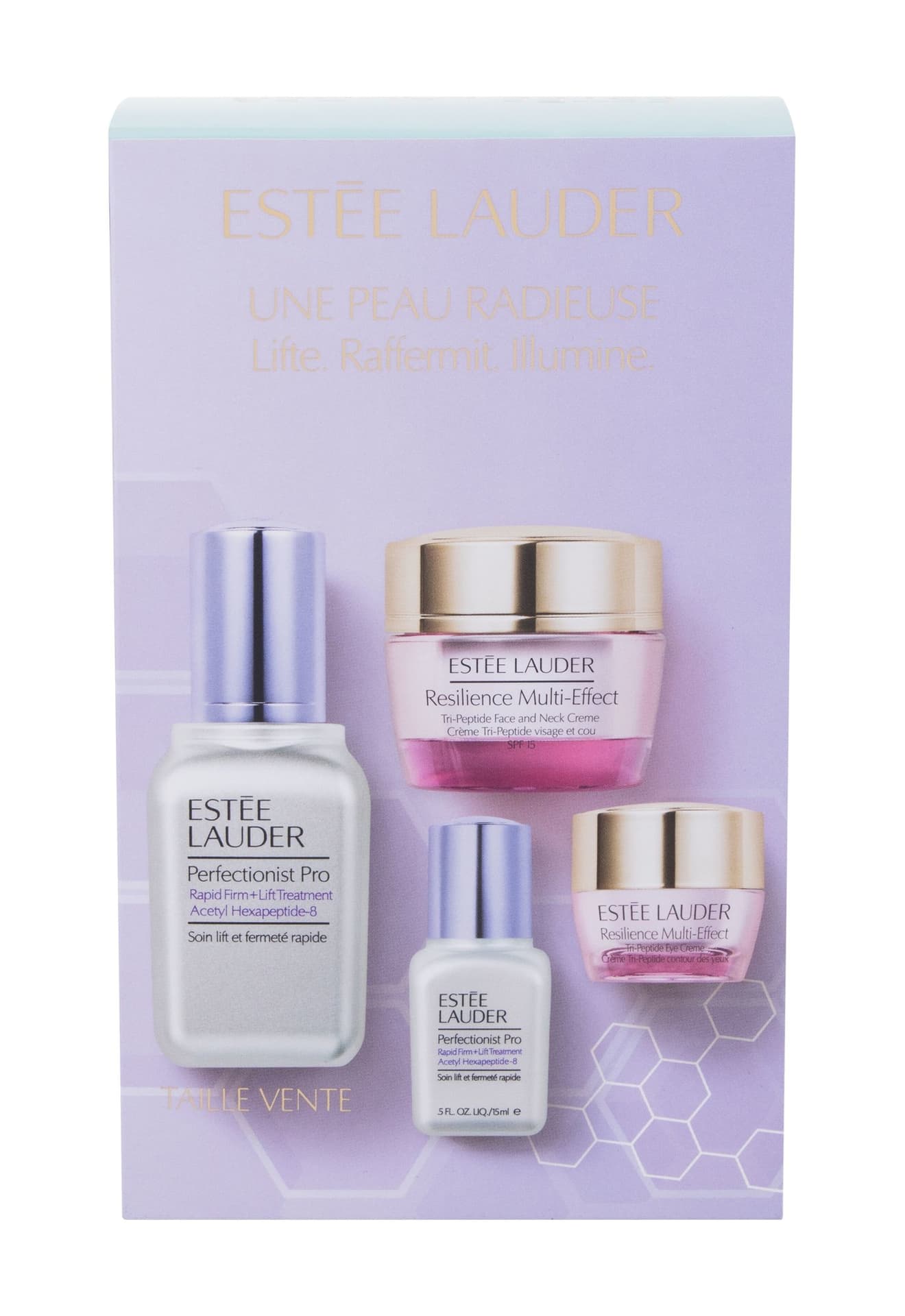 

Estée Lauder Pro Perfectionist Set Serum do twarzy 50ml Serum do twarzy Perfectionist Pro 50ml + Serum do twarzy Perfectionist Pro 15ml + Krem na dzień Resiliense Multi-Effect 15ml + Krem pod oczy Resiliense Multi-Effect 5ml (W)