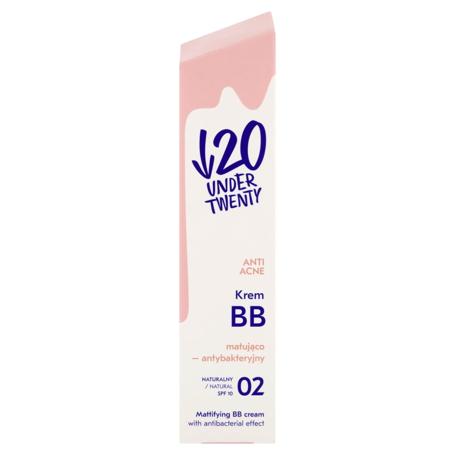 

Under Twenty Anti Acne matująco-antybakteryjny krem BB 02 Naturalny 60ml