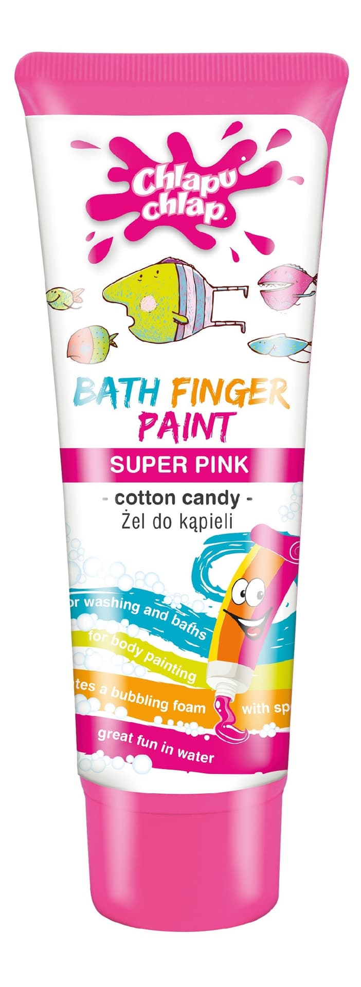 

CHLAPU CHLAP Żel do kąpieli Super Pink - cotton candy 88ml