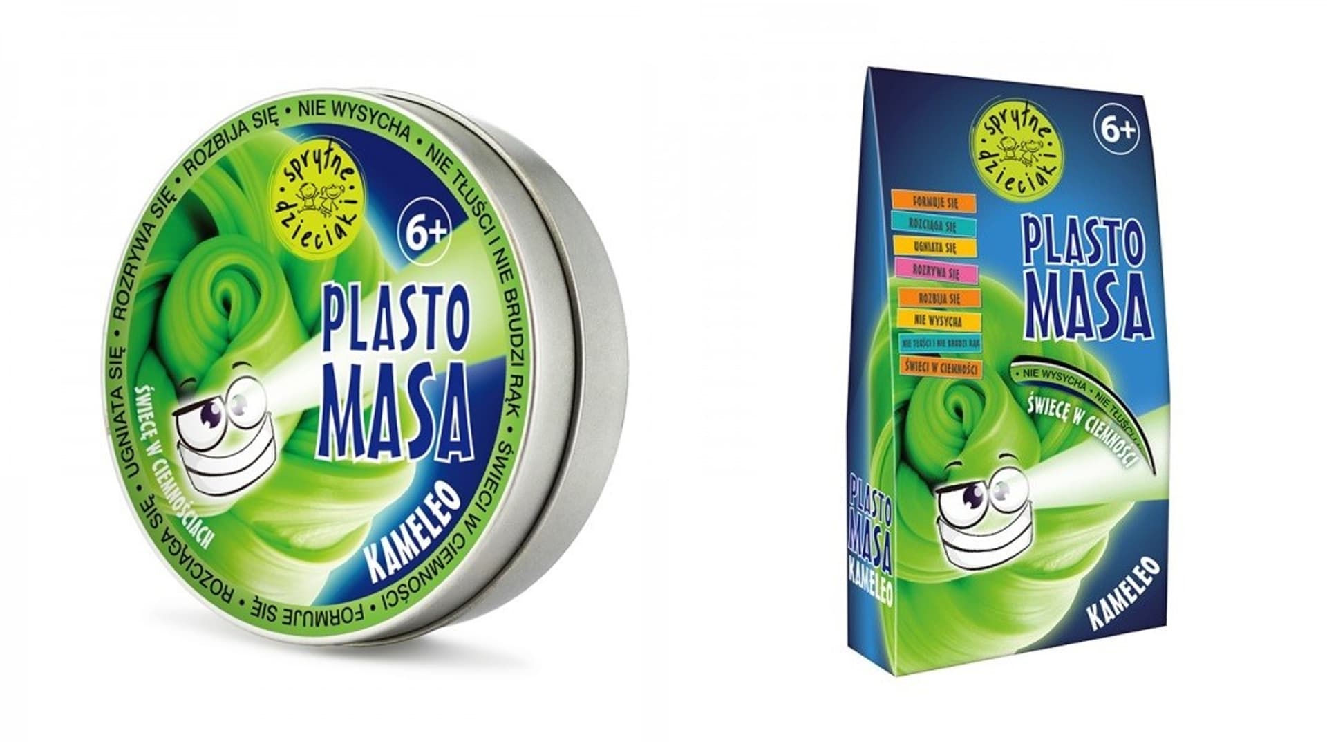 

SPRYTNE DZIECIAKI Plastomasa Kameleo - zielona 50g