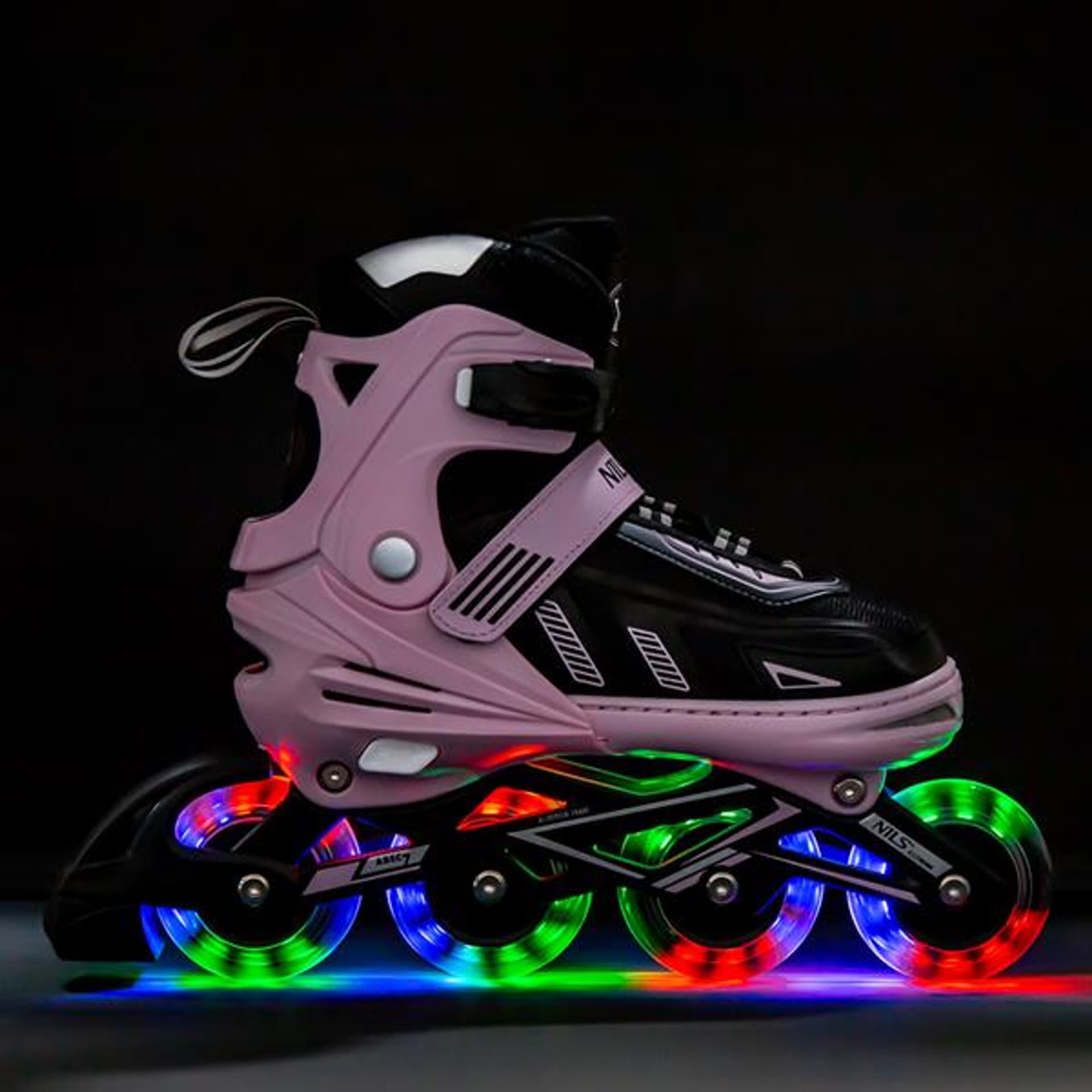 

NA11230A RÓŻOWE LED ROZM. M(35-38) ŁYŻWOROLKI NILS EXTREME, 35-38) łyżworolki nils extrem
