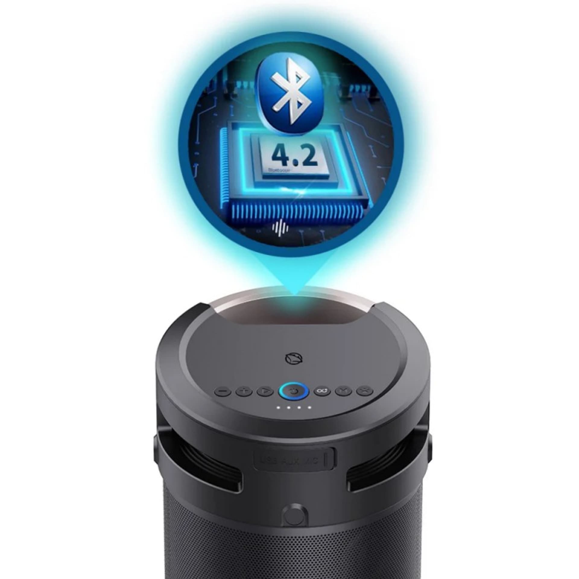 

MANTA Głośnik Bluetooth Power Audio XBASS 360 SPK5120
