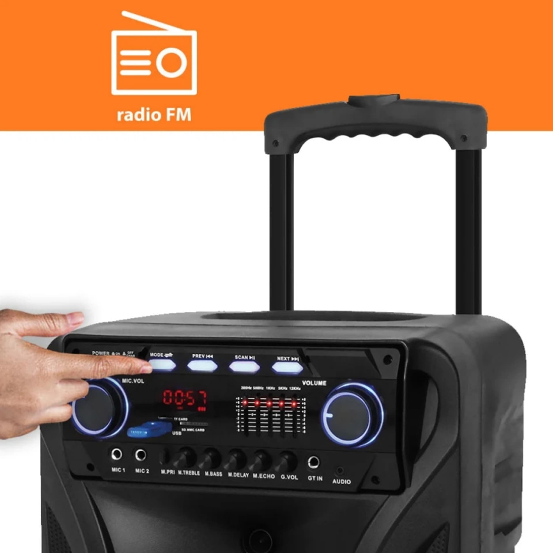 

MANTA Głośnik Bluetooth FONOS SPK5021PRO