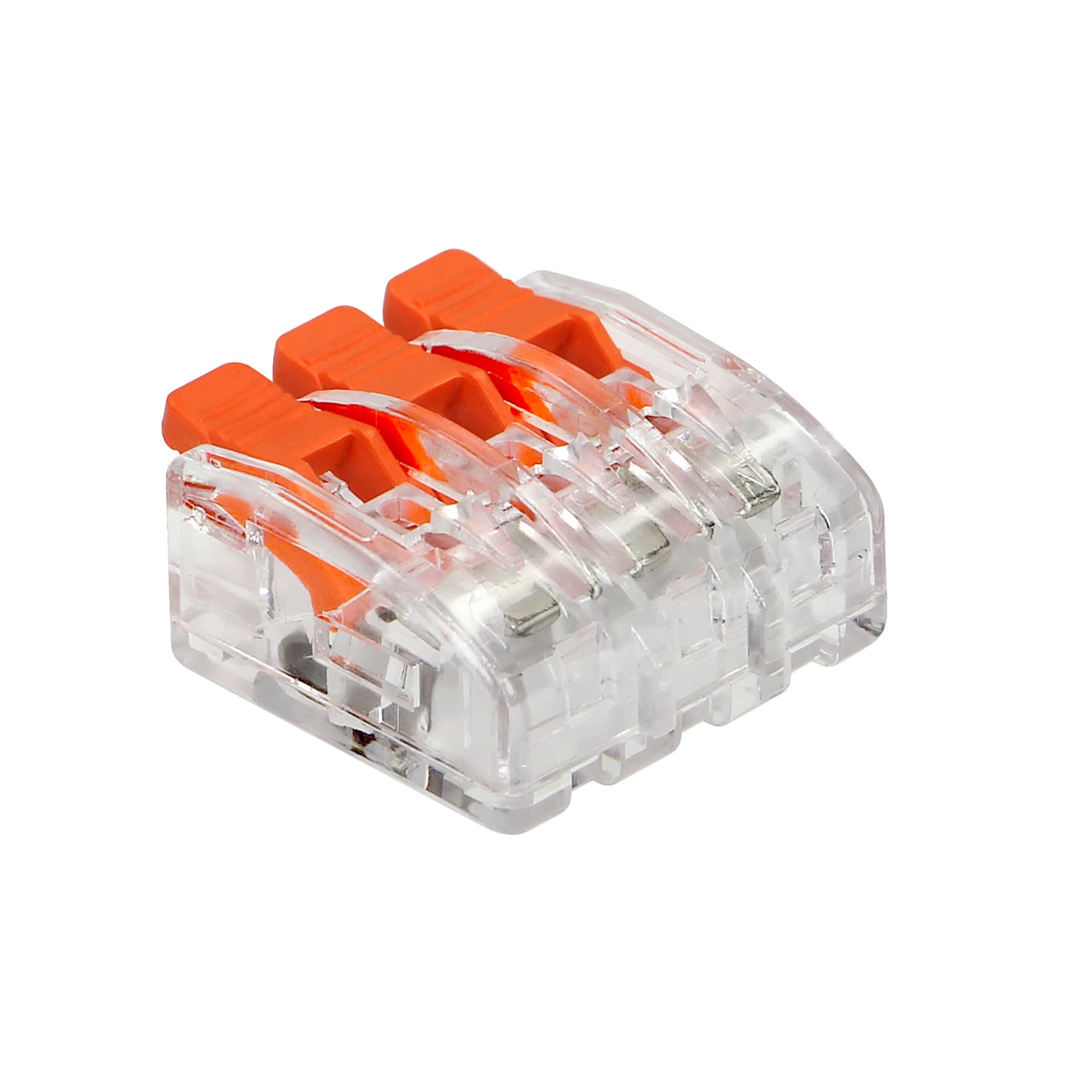 

Złączka instalacyjna zaciskowa 3-przewodowa; na dowolny przewód 0,2-4mm; IEC 450V/32A; 10 szt.