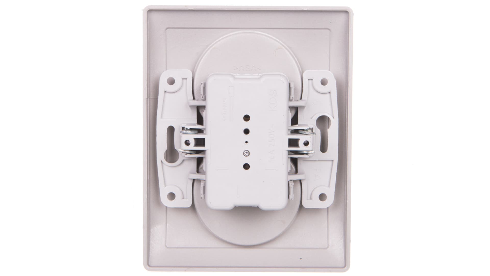 

VENA Gniazdo podwójne z/u aluminium 514036