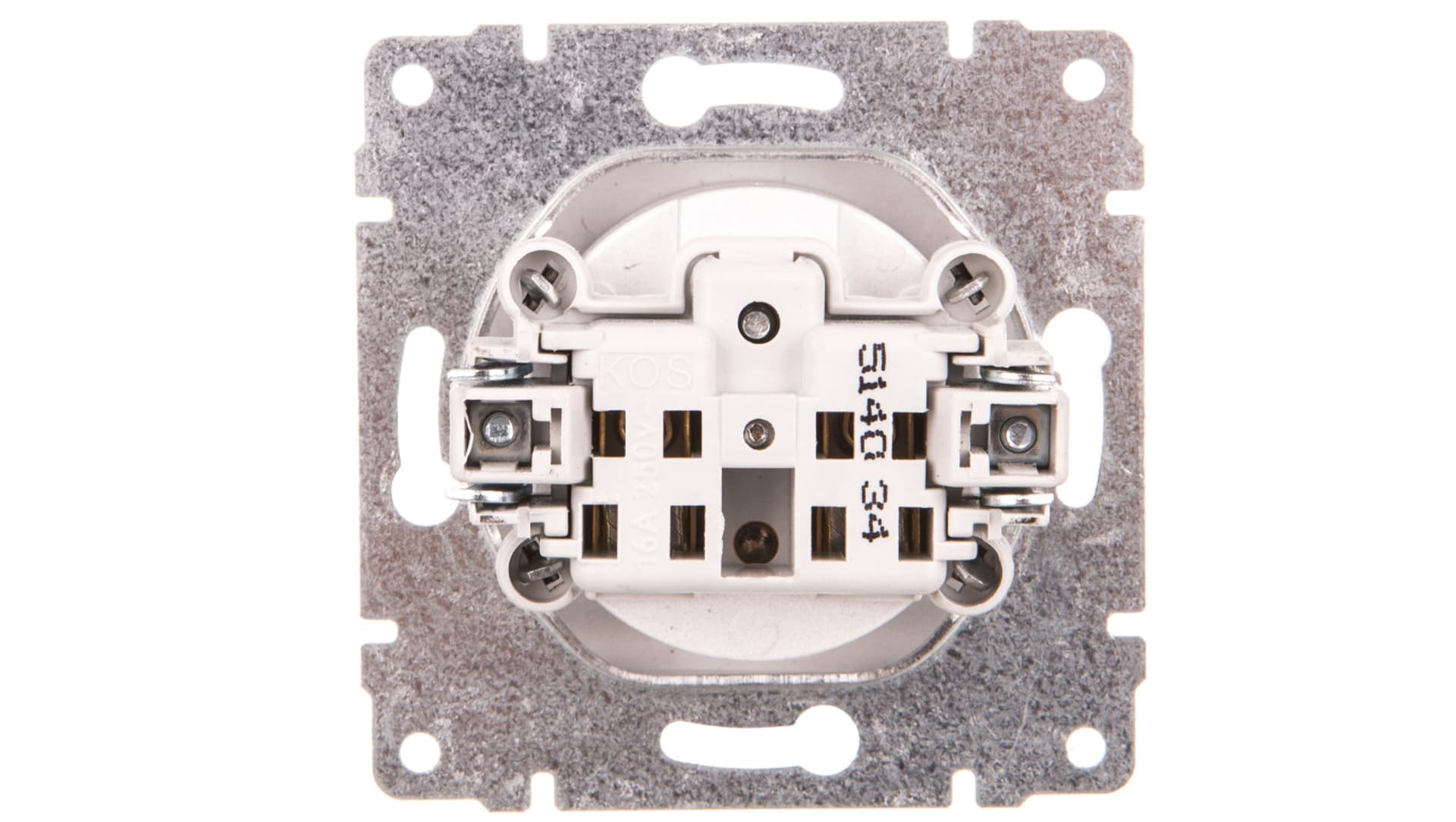 

VENA Gniazdo pojedyncze z/u z przesłonami aluminium 514034