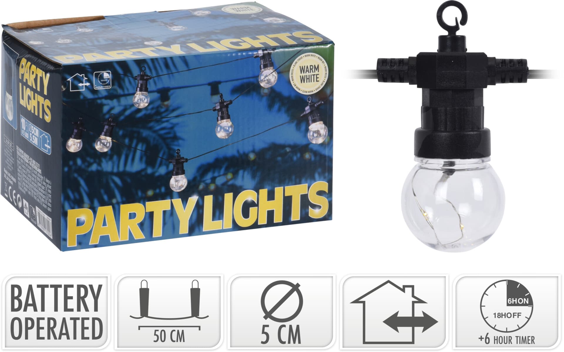

Oświetlenie zewnętrzne LED 30szt. 3x AA 1,5V