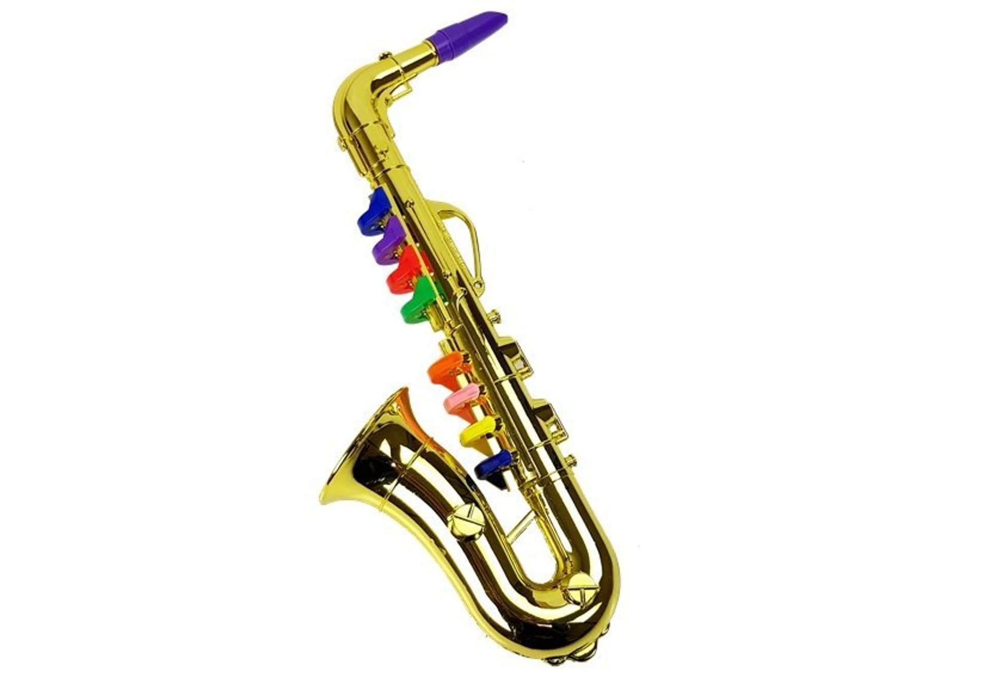 

Zabawkowy Saksofon instrument w kolorze złotym