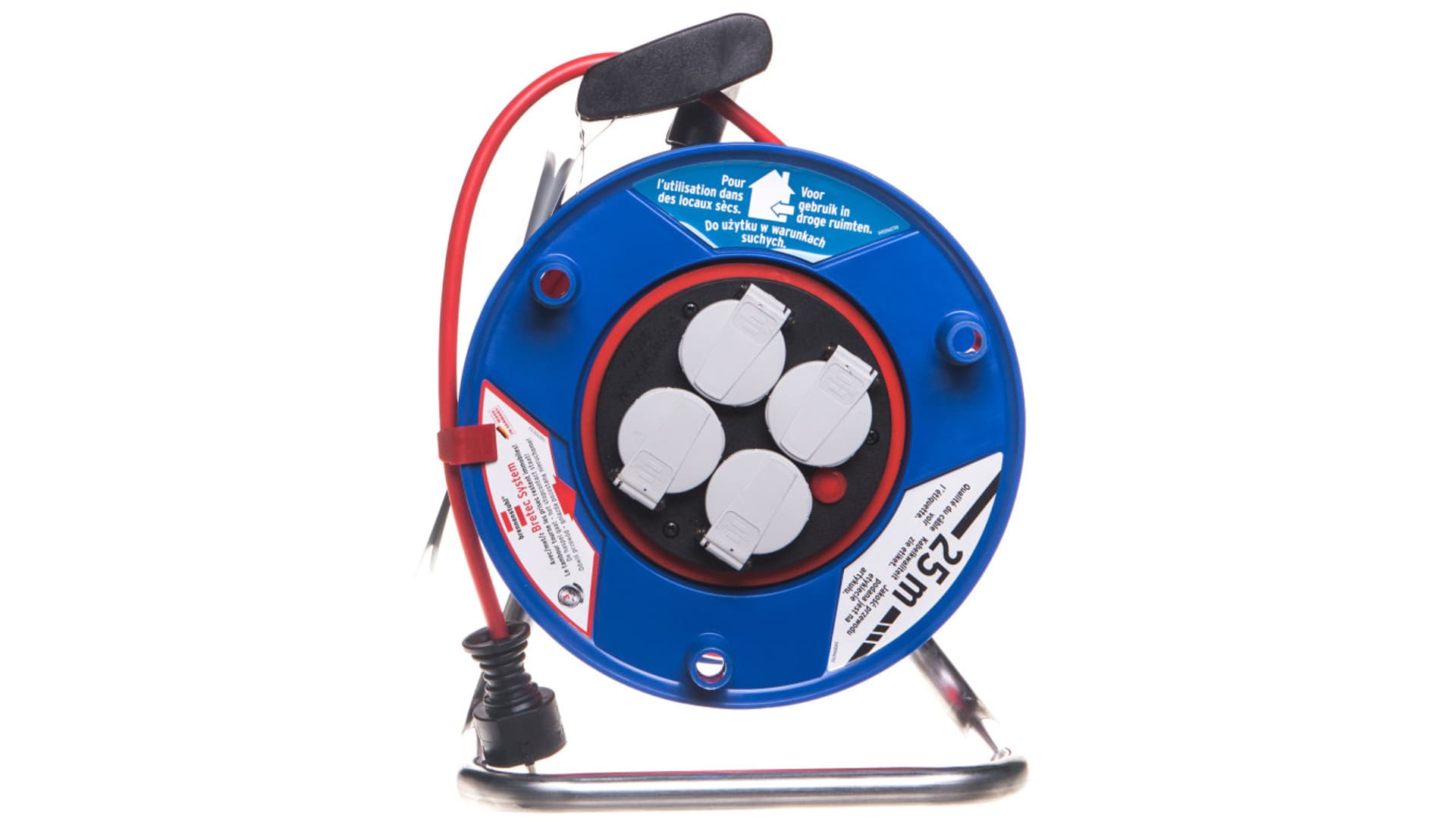

Przedłużacz bębnowy Garant Bretec 25m 4x230V H05VV-F 3G1,5 1208854