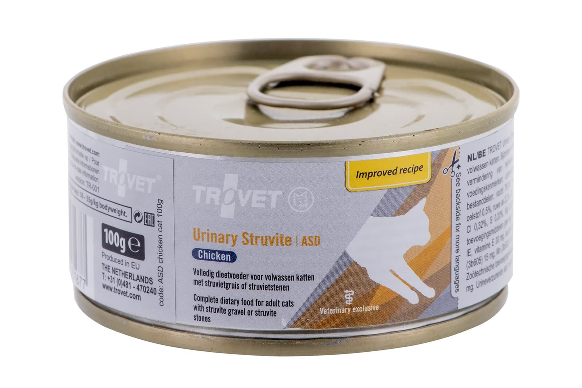

Trovet ASD Urinary Struvite dla kota kurczak puszka 100g