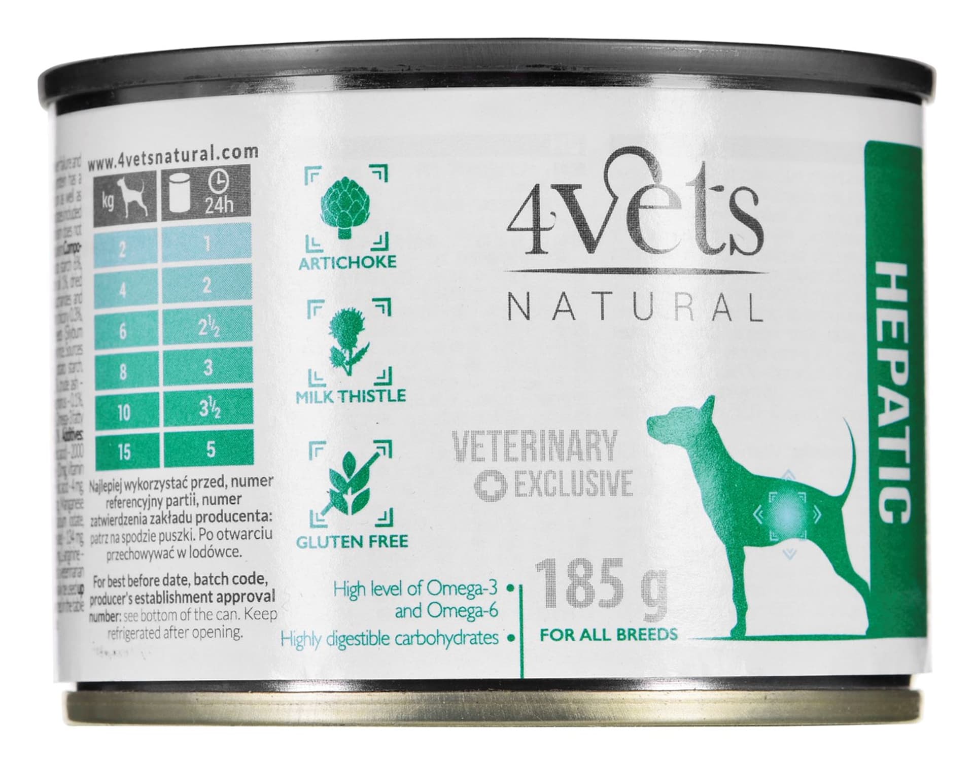 

4VETS NATURAL - Hepatic Dog 185g