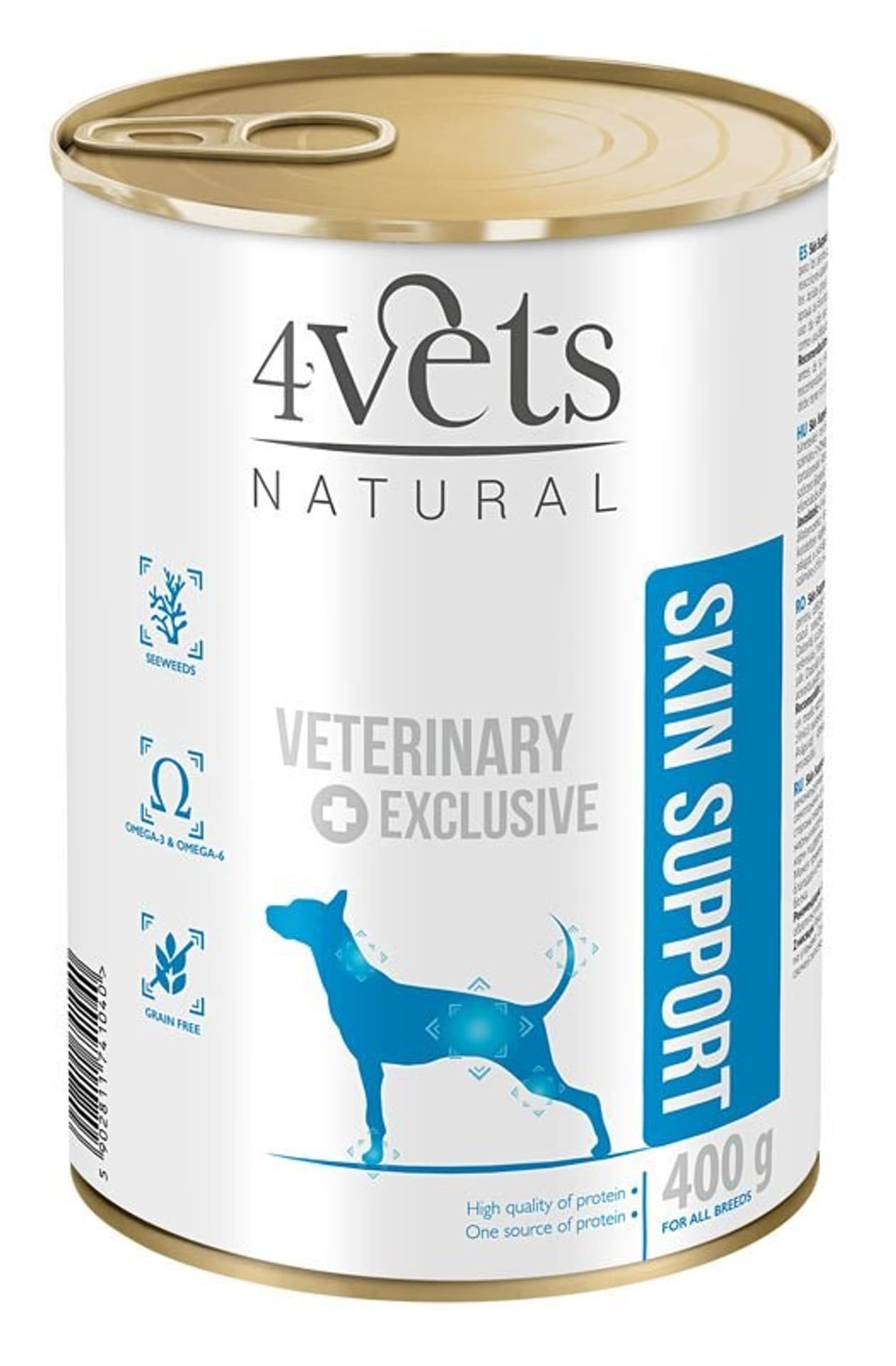 

4VETS NATURAL - Skin Support Dog 400g