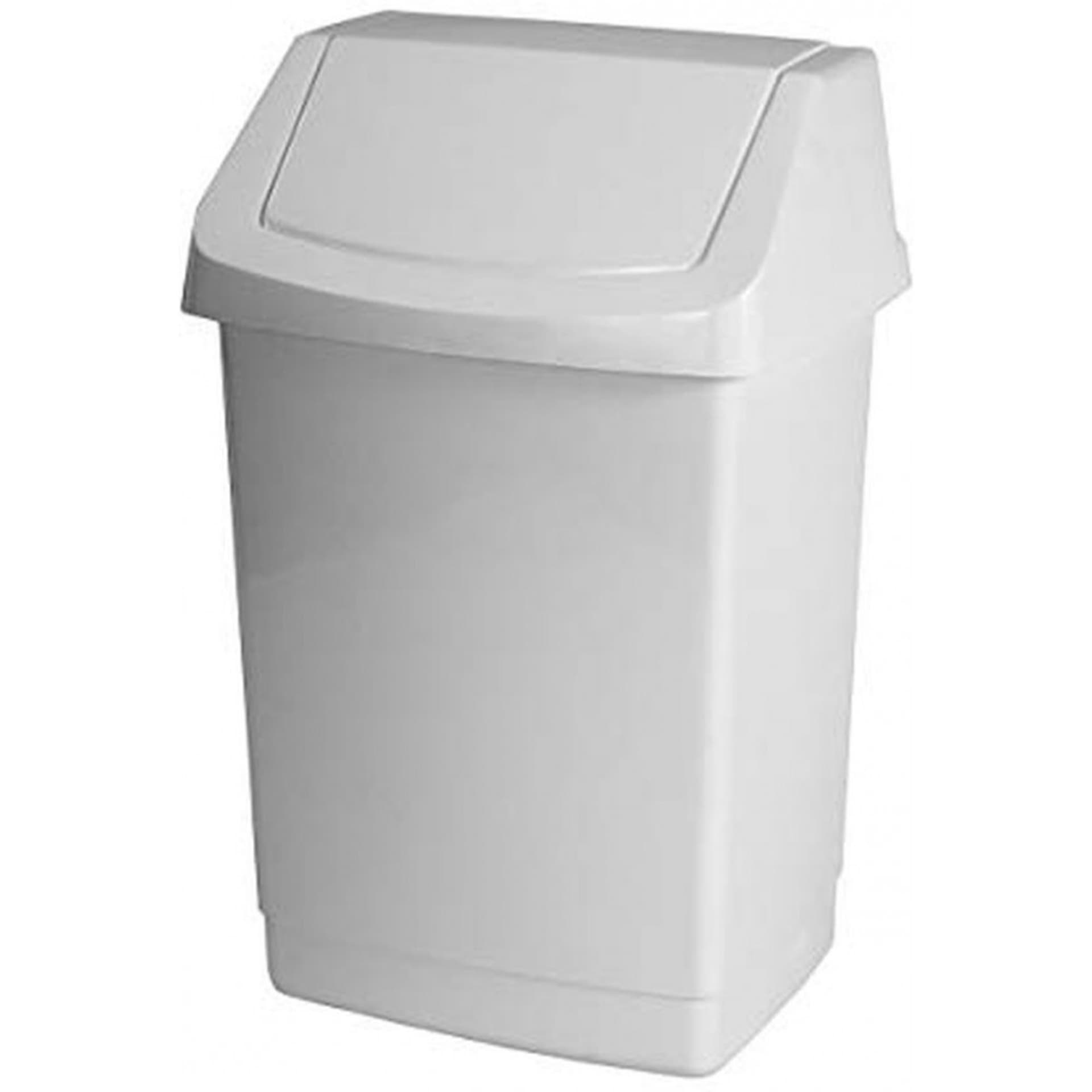 

Kosz na śmieci uchylny 25l CURVER CLICK-IT biały 04044