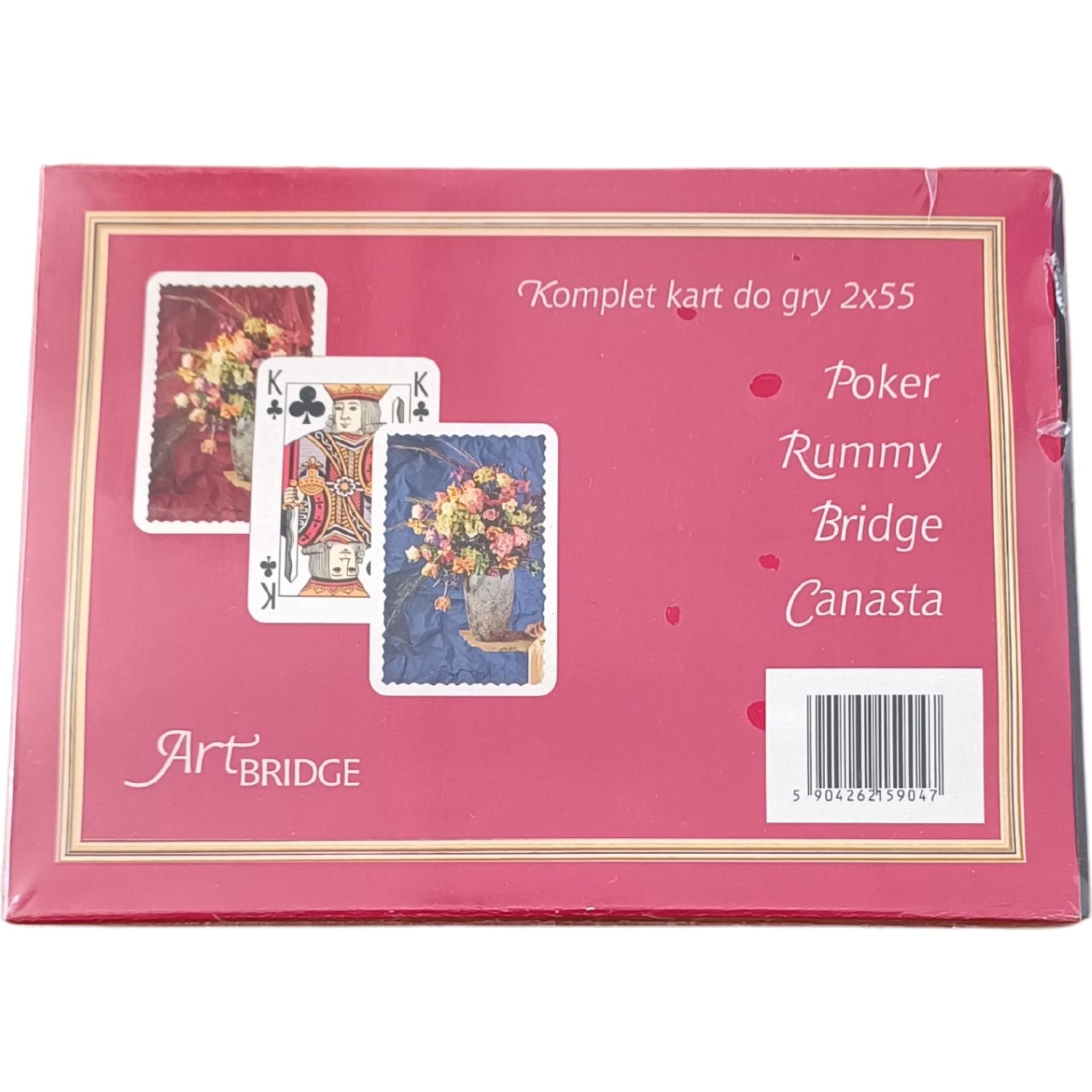 

Karty do gry 2x55 kart (2 talie) Art.BRIDGE No810, 2 talie) art.bridge no81