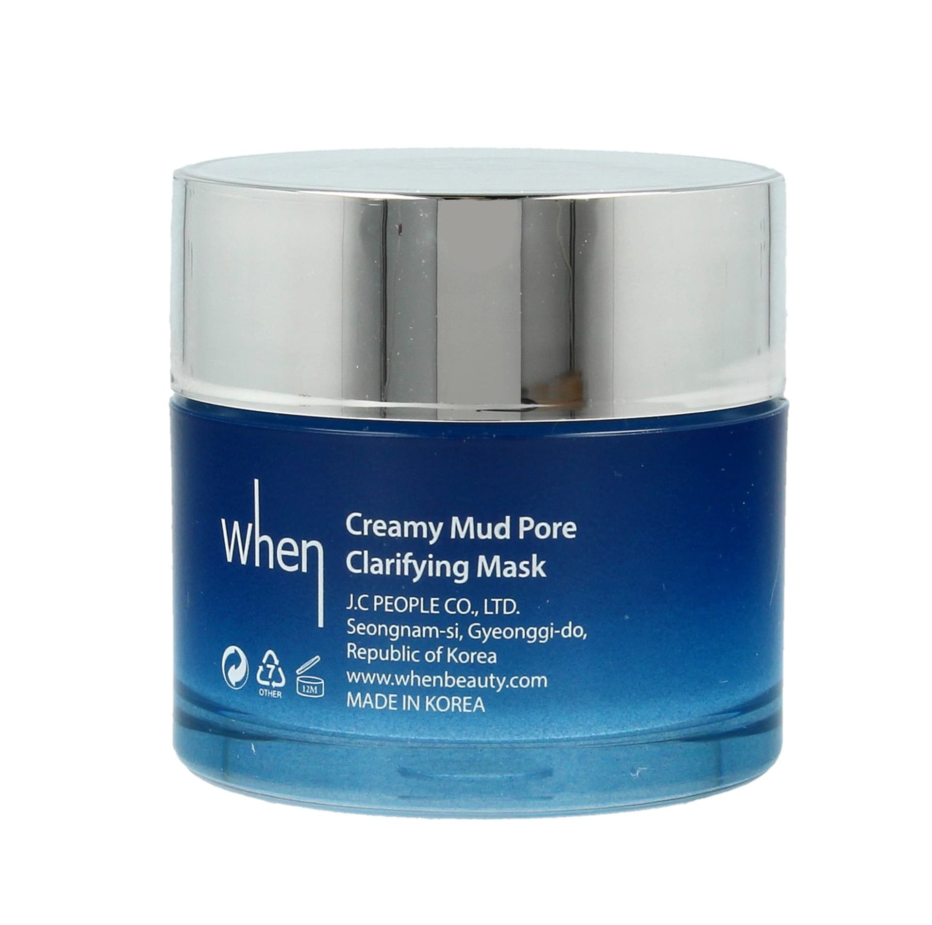 

WHEN Maska do twarzy głęboko oczyszczająca Creamy Mud, 30ml