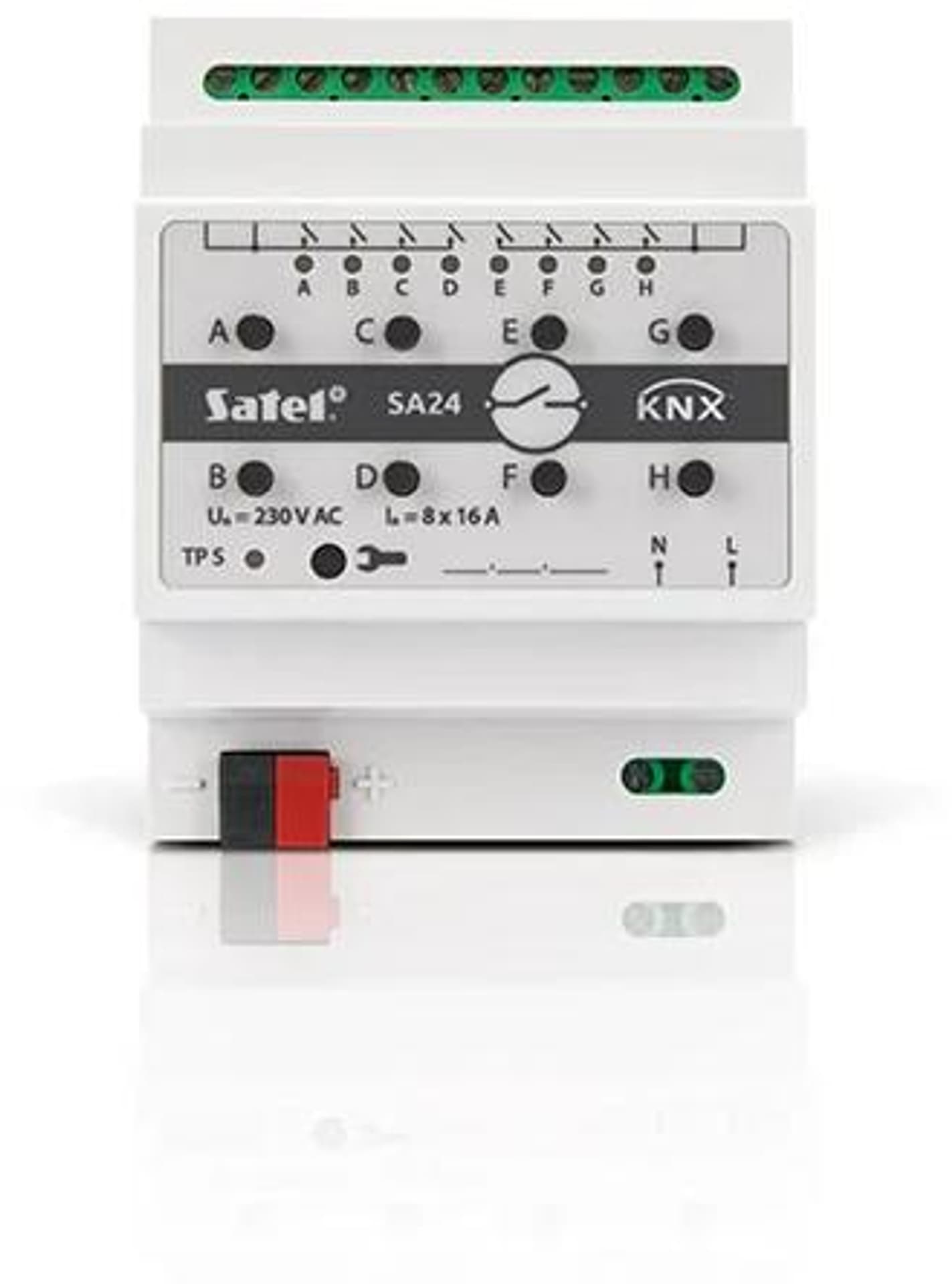 

SATEL KNX 8-kanałowy aktor przełączający KNX-SA24