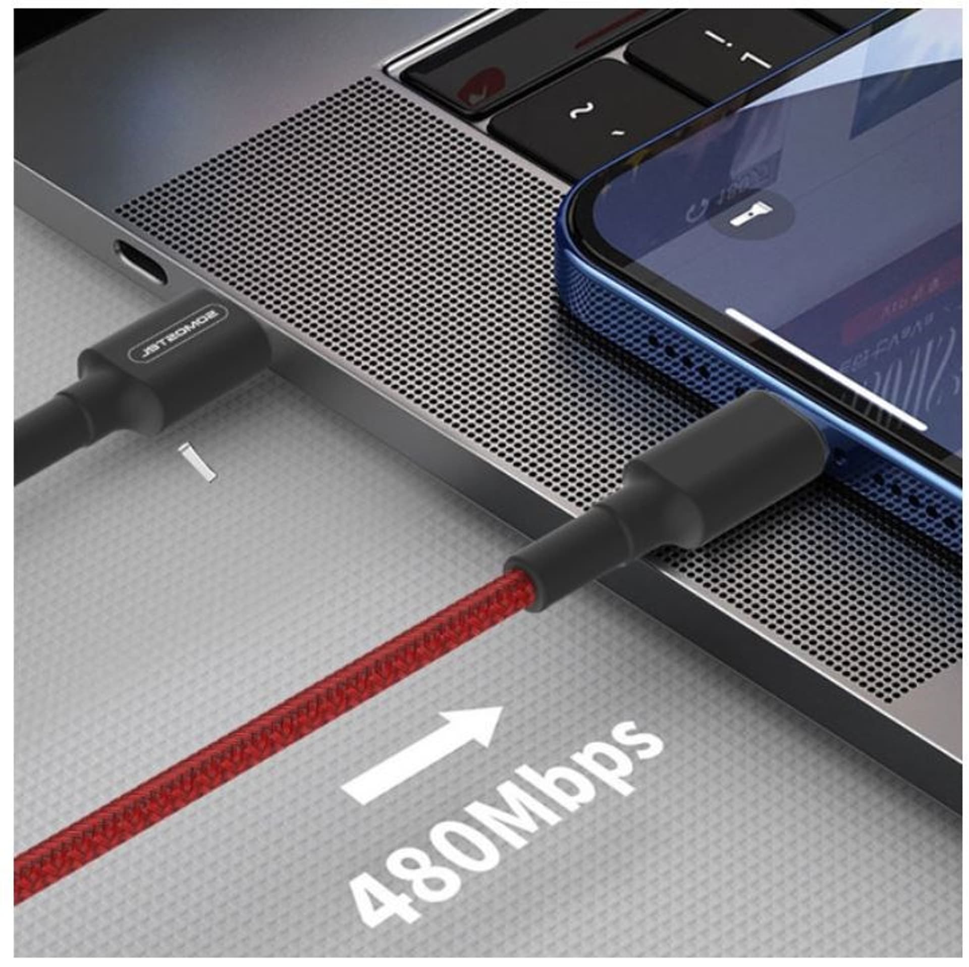

SOMOSTEL KABEL TYP-C DO IPHONE 18W POWER DELIVERY SMS-BW05 RED
