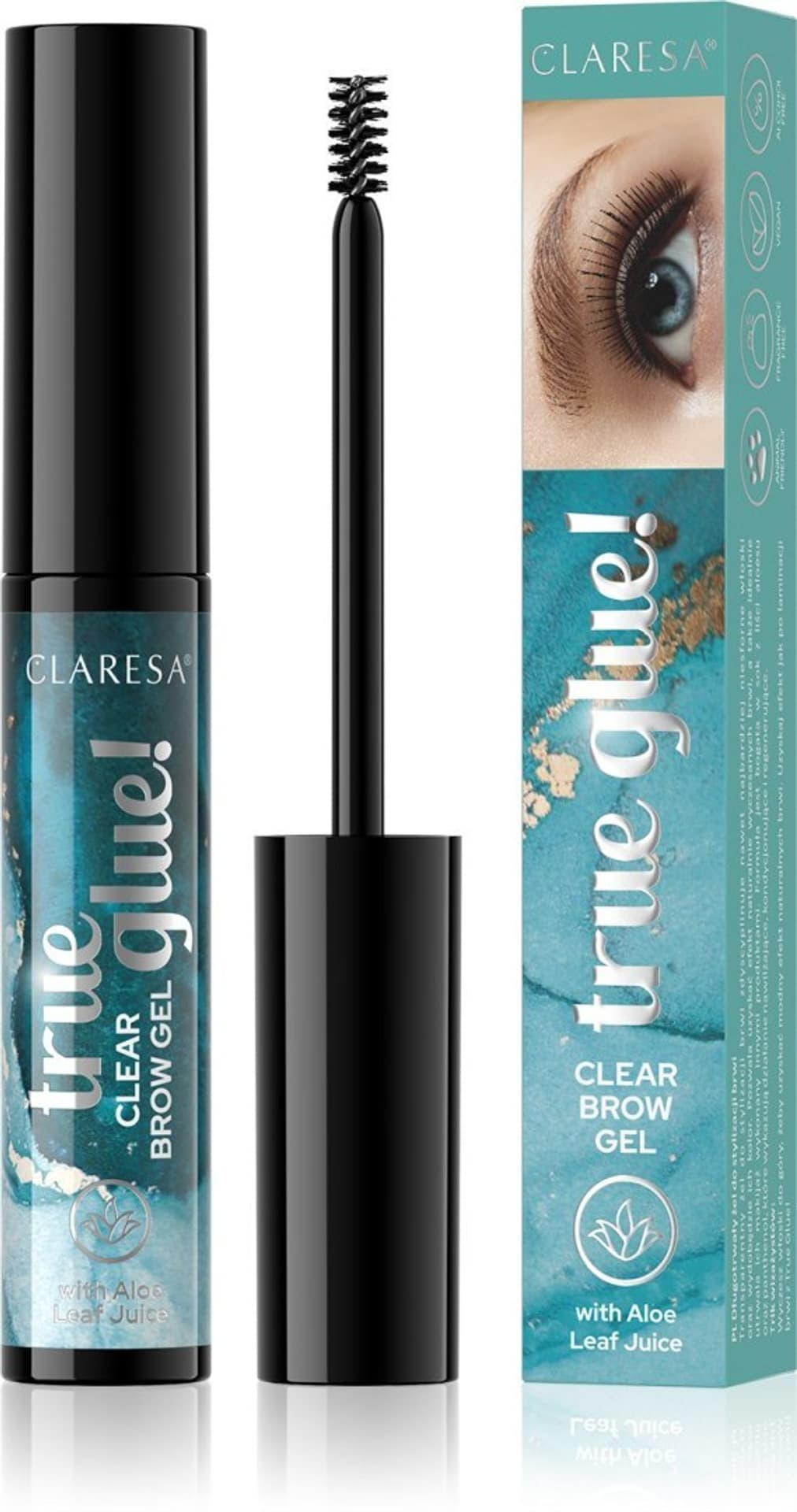 

Claresa Żel do laminacji brwi 01 True Glue! transp