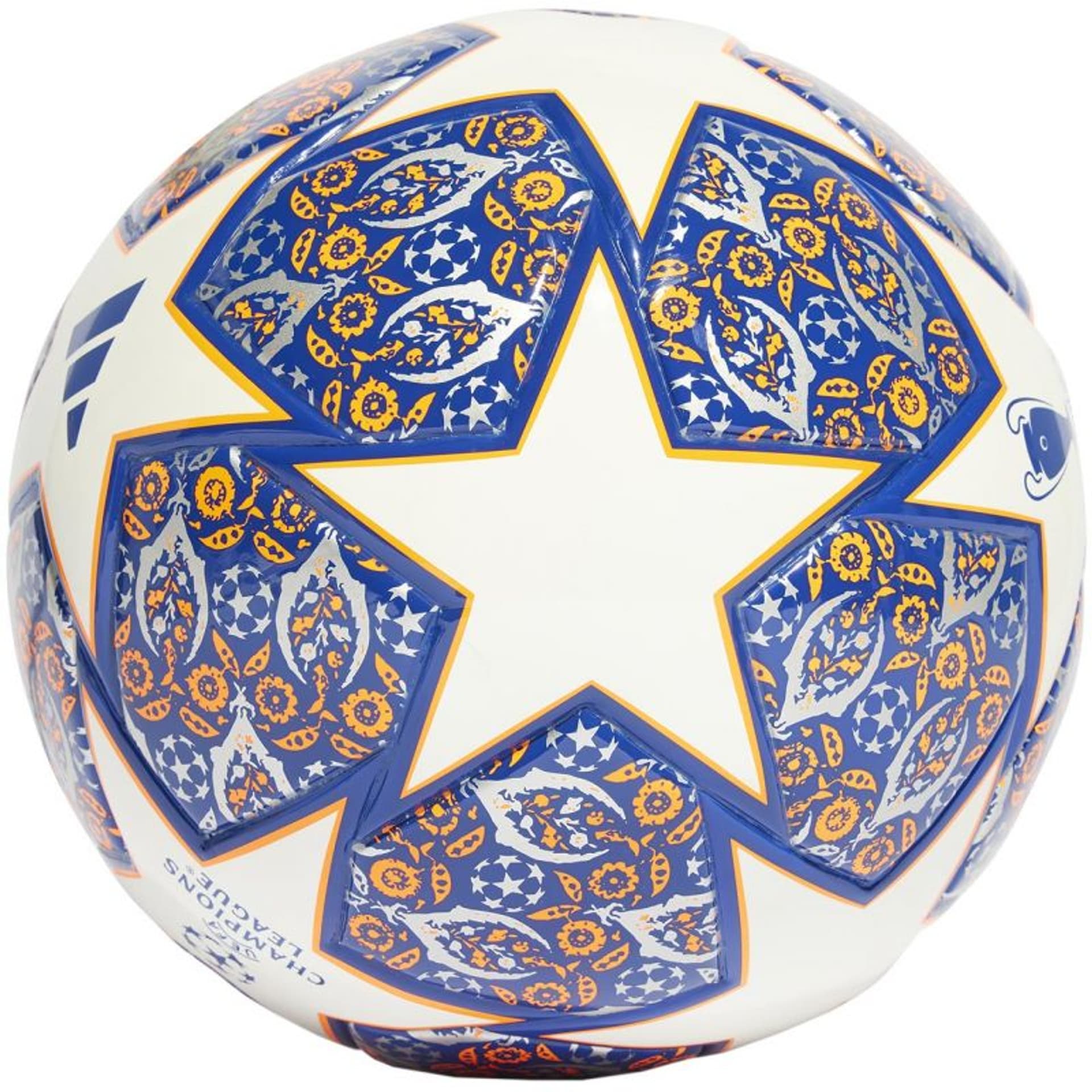 

Piłka nożna adidas UCL League Istanbul 290 Jr (kolor Biały. Niebieski. Pomarańczowy, rozmiar 5)