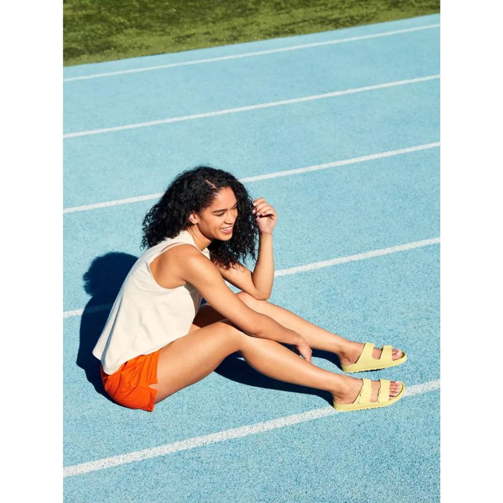 

Klapki Birkenstock Arizona EVA W (kolor Żółty)