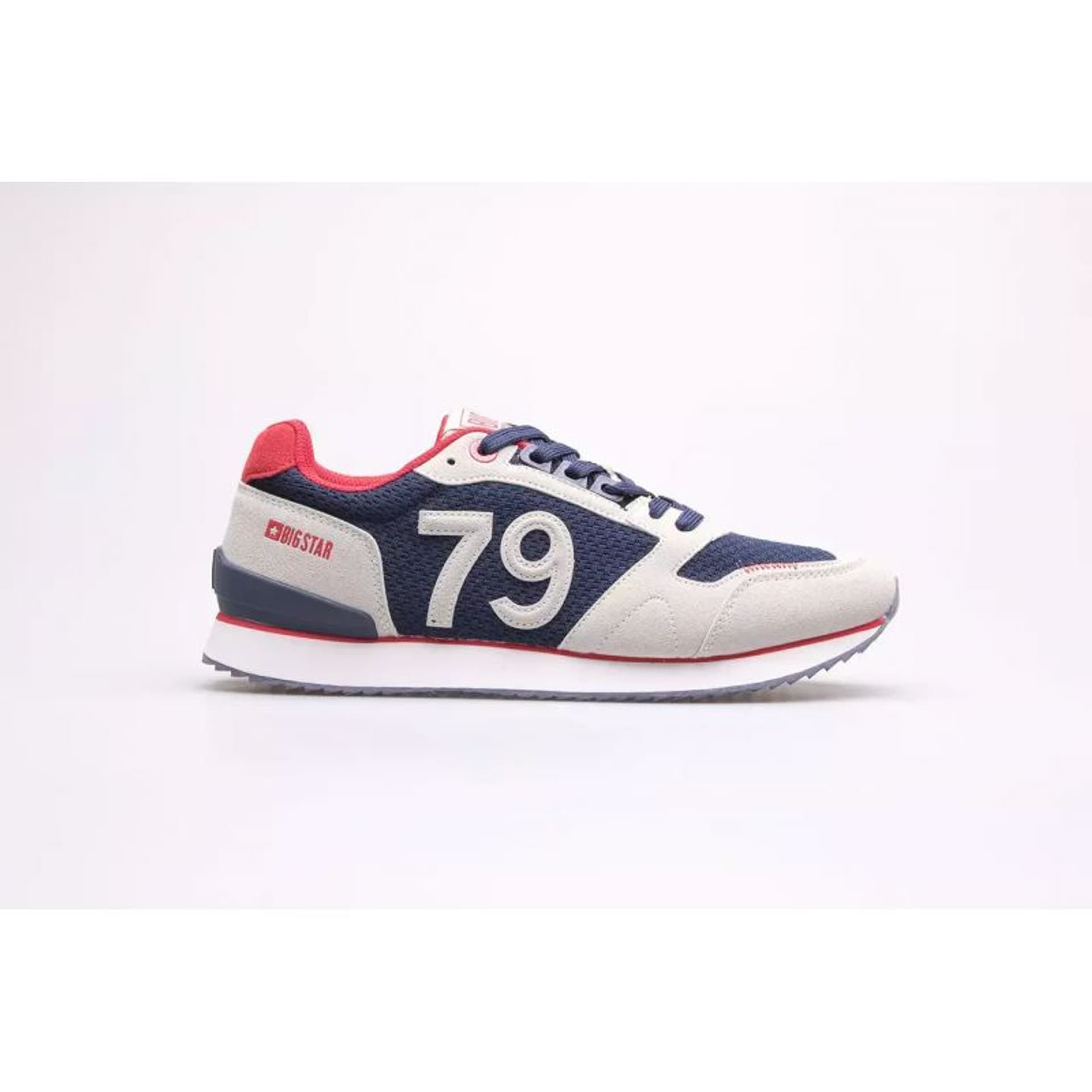 

Buty Big Star M LL17 (kolor Beżowy/Kremowy. Granatowy)