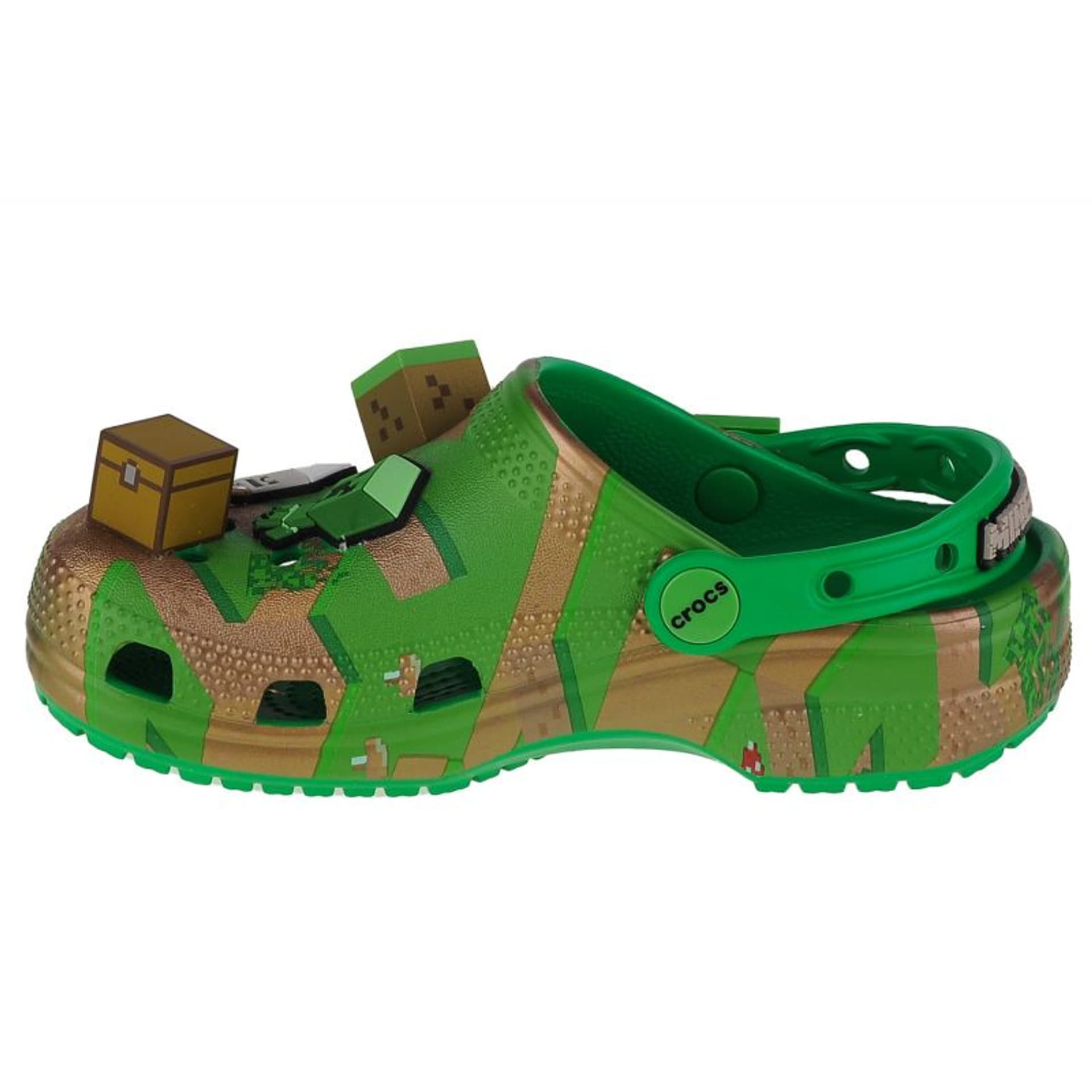 

Klapki Crocs Elevated Minecraft Classic Clog Jr 208473 (kolor Zielony, rozmiar 28/29)